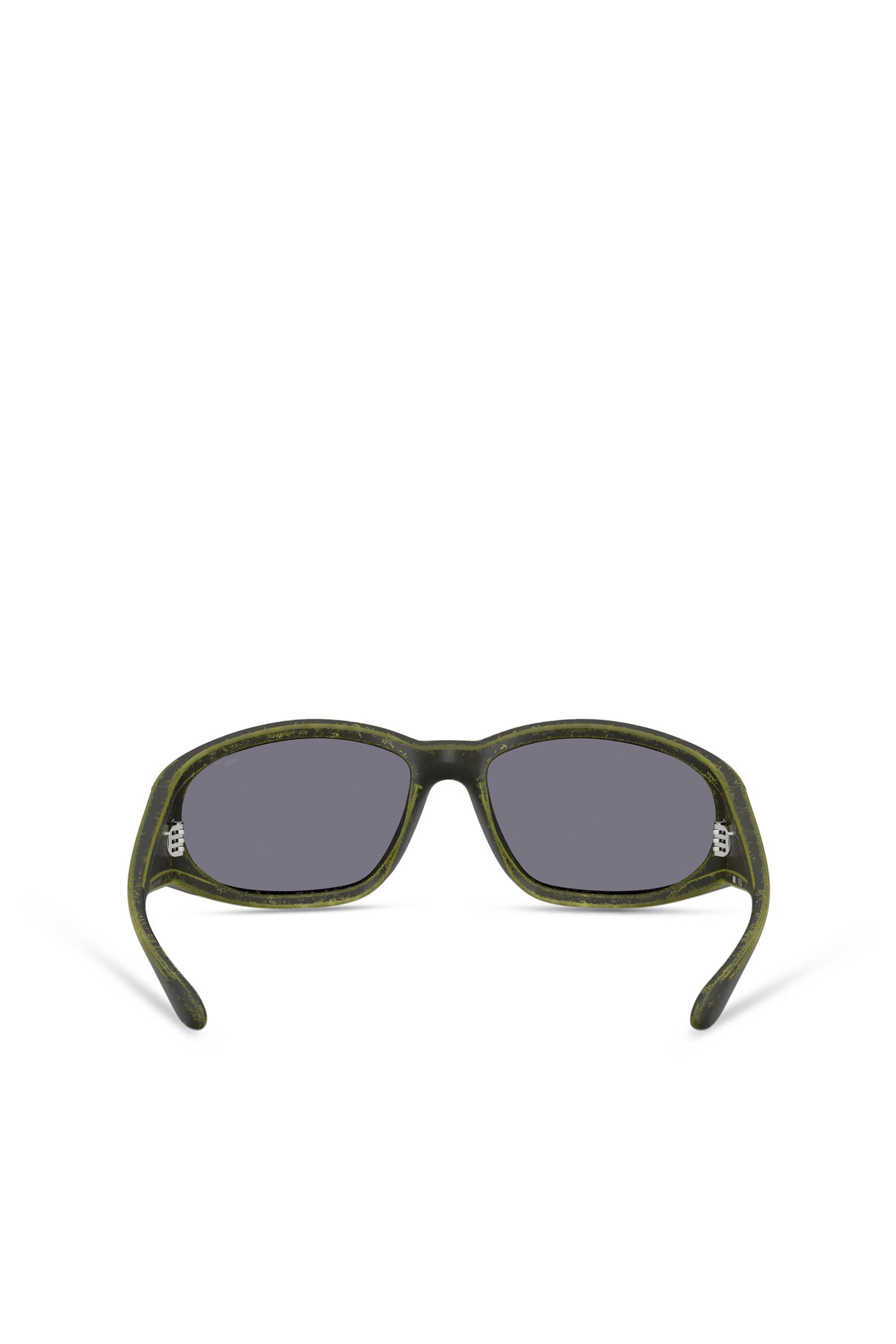 Diesel - 0DL3002, Lunettes de soleil rectangulaires en acétate Mixte in Vert - 3