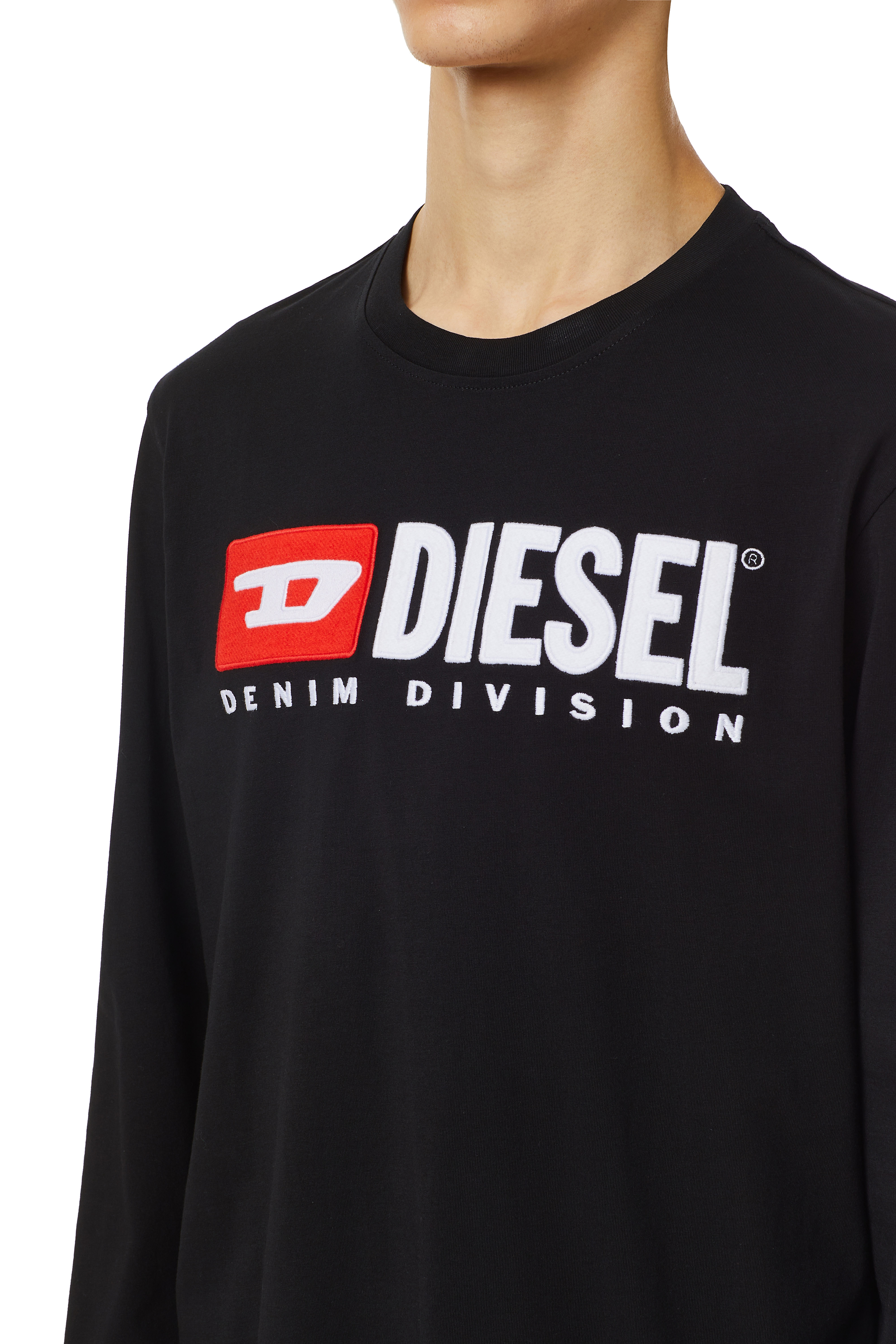 Diesel - T-JUST-LS-DIV, Noir - Image 4