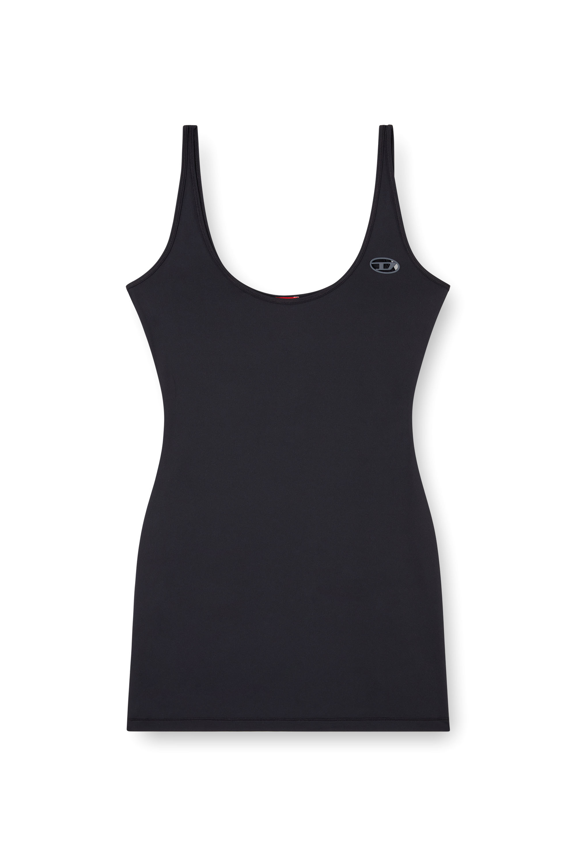 Diesel - FRANKIE-UTLT, Damen Stretch-Trägerkleid in Schwarz - 2