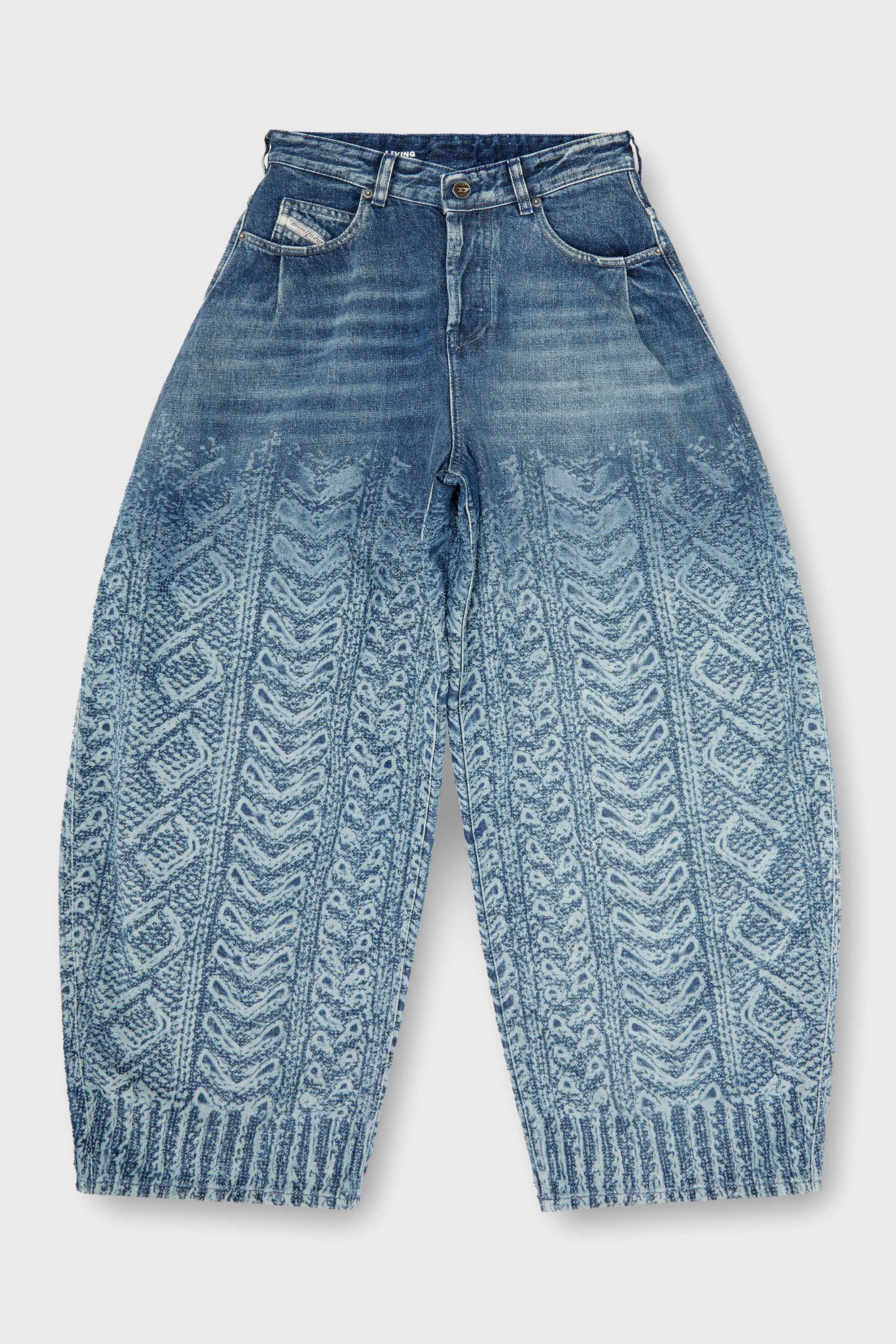 Diesel - Relaxed Jeans 1987 D-Khelz 007EV Donna, Blu Scuro - Image 2