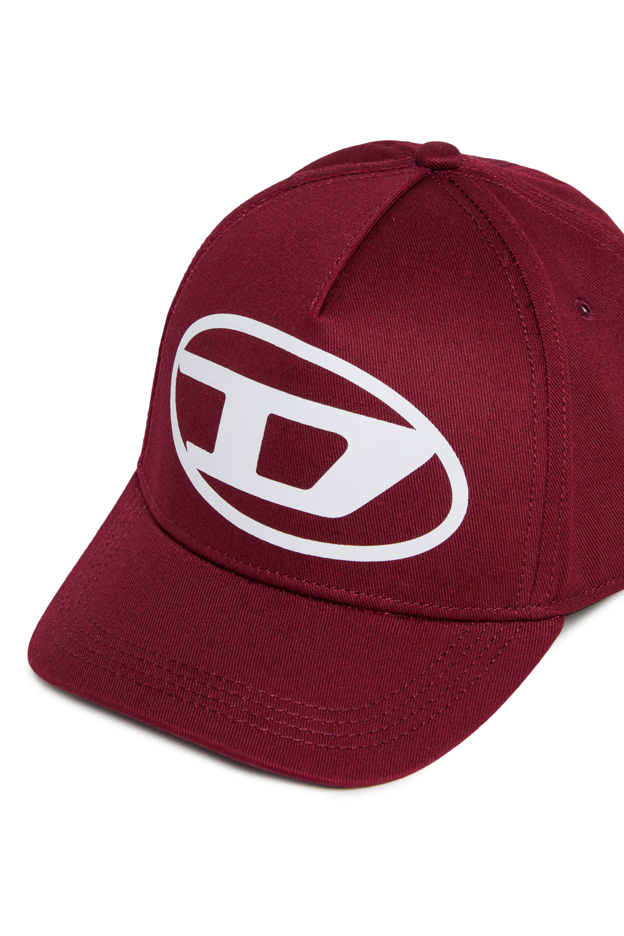 Diesel - FLIMO, Cappellino da baseball con stampa Oval D logo Uomo in Rosso - 3