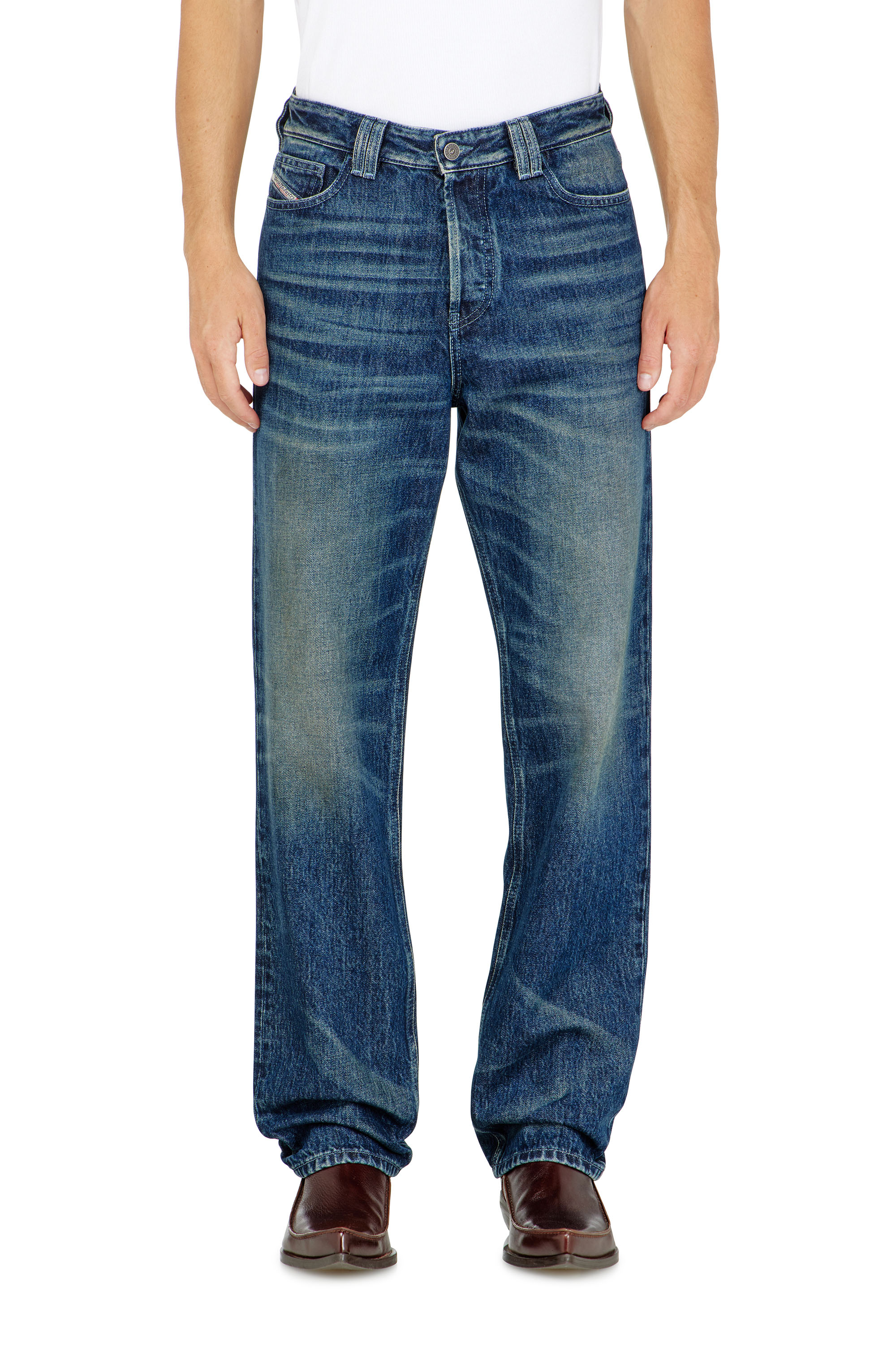 Diesel - Regular Jeans 1991 D-Voeed 007FZ Homme, Bleu Fonc&eacute; - Image 4