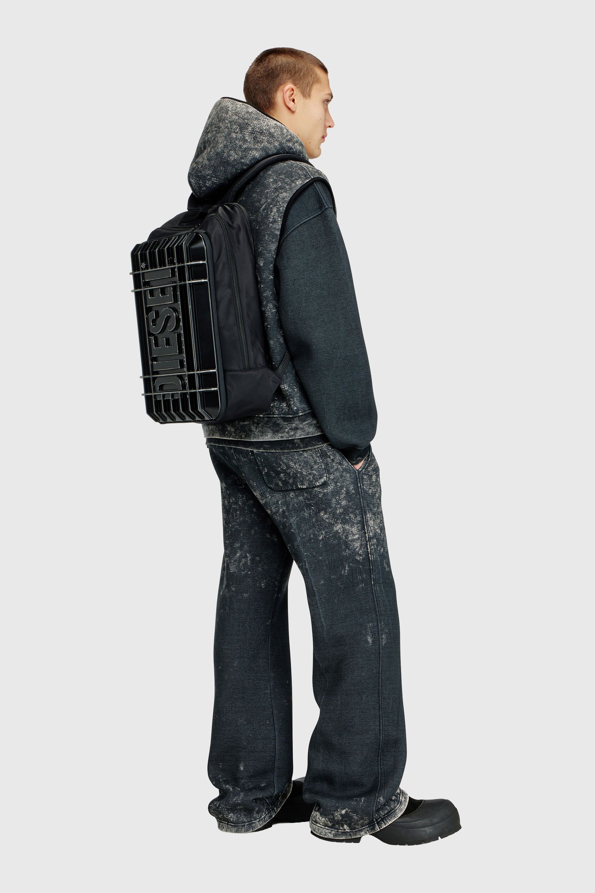 Diesel - DIESEL PC STRONG IMAGE BACKPACK- DSB005, Sac &agrave; dos de voyage robuste Mixte in Noir - 1