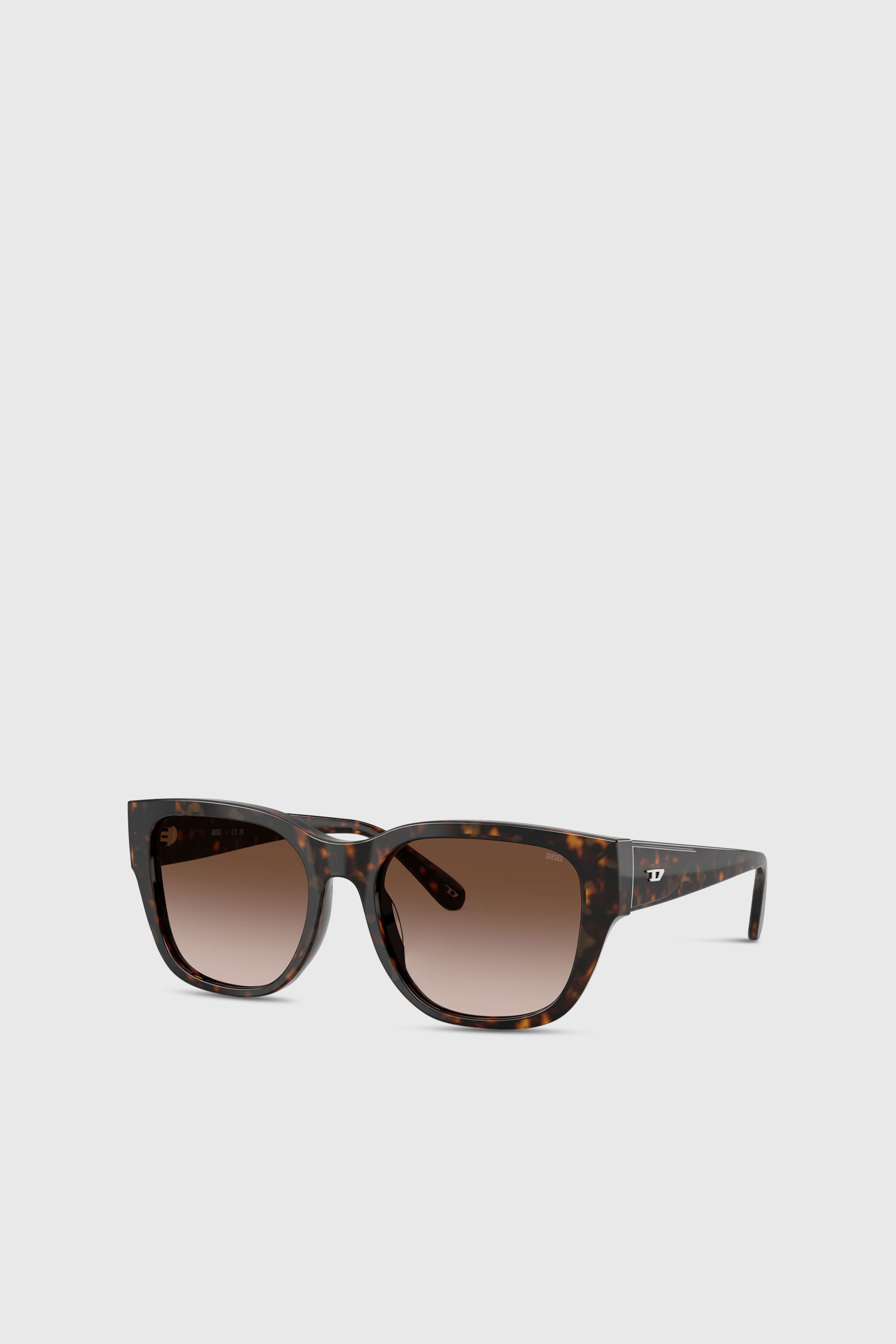 Diesel - 0DL2005, Unisex Quadratische Sonnenbrillen in Braun - 4