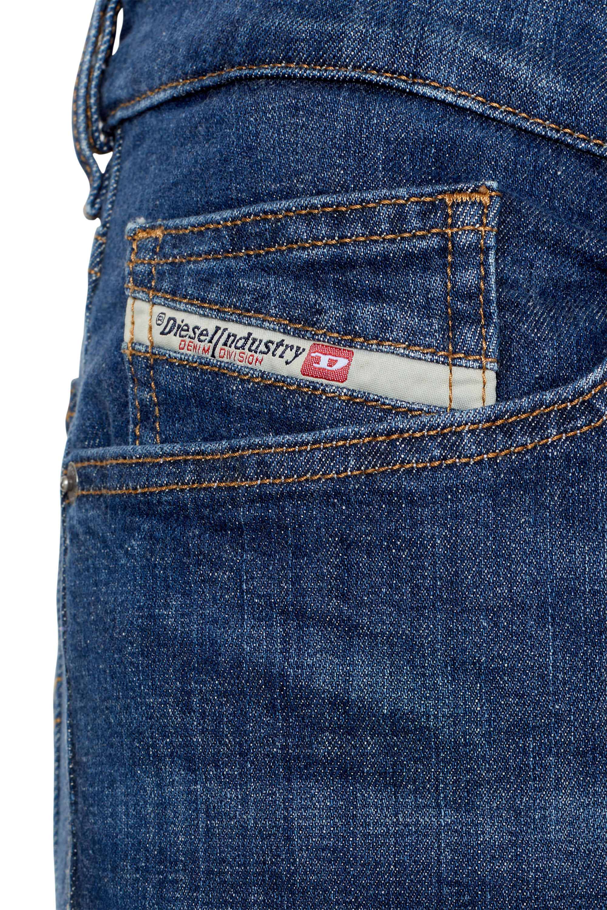 Diesel - D-Mihtry 0IHAR Straight Jeans, Blu Scuro - Image 3