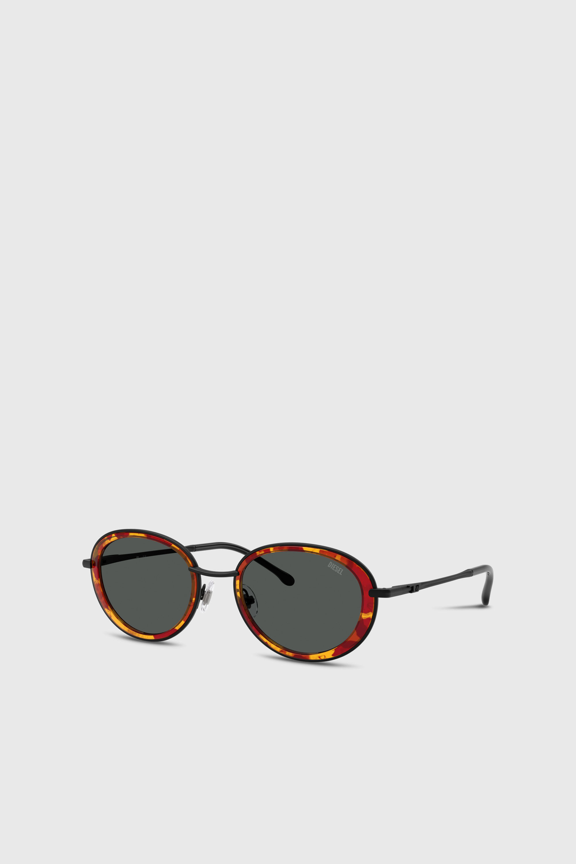 Diesel - 0DL1018, Occhiali da sole ovali Unisex in Nero - 4