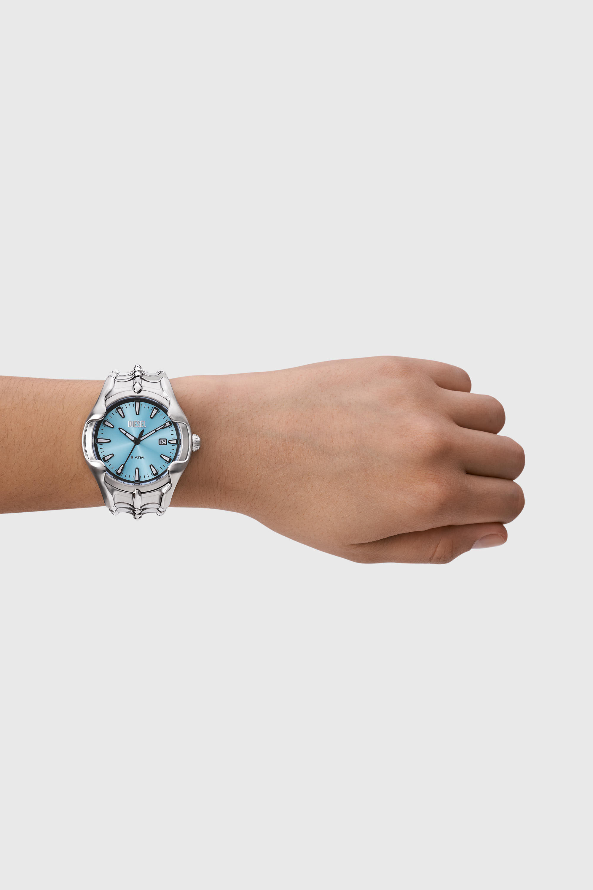 Diesel - DZ2200, Orologio Vert in acciaio inossidabile Uomo in Argento - 4