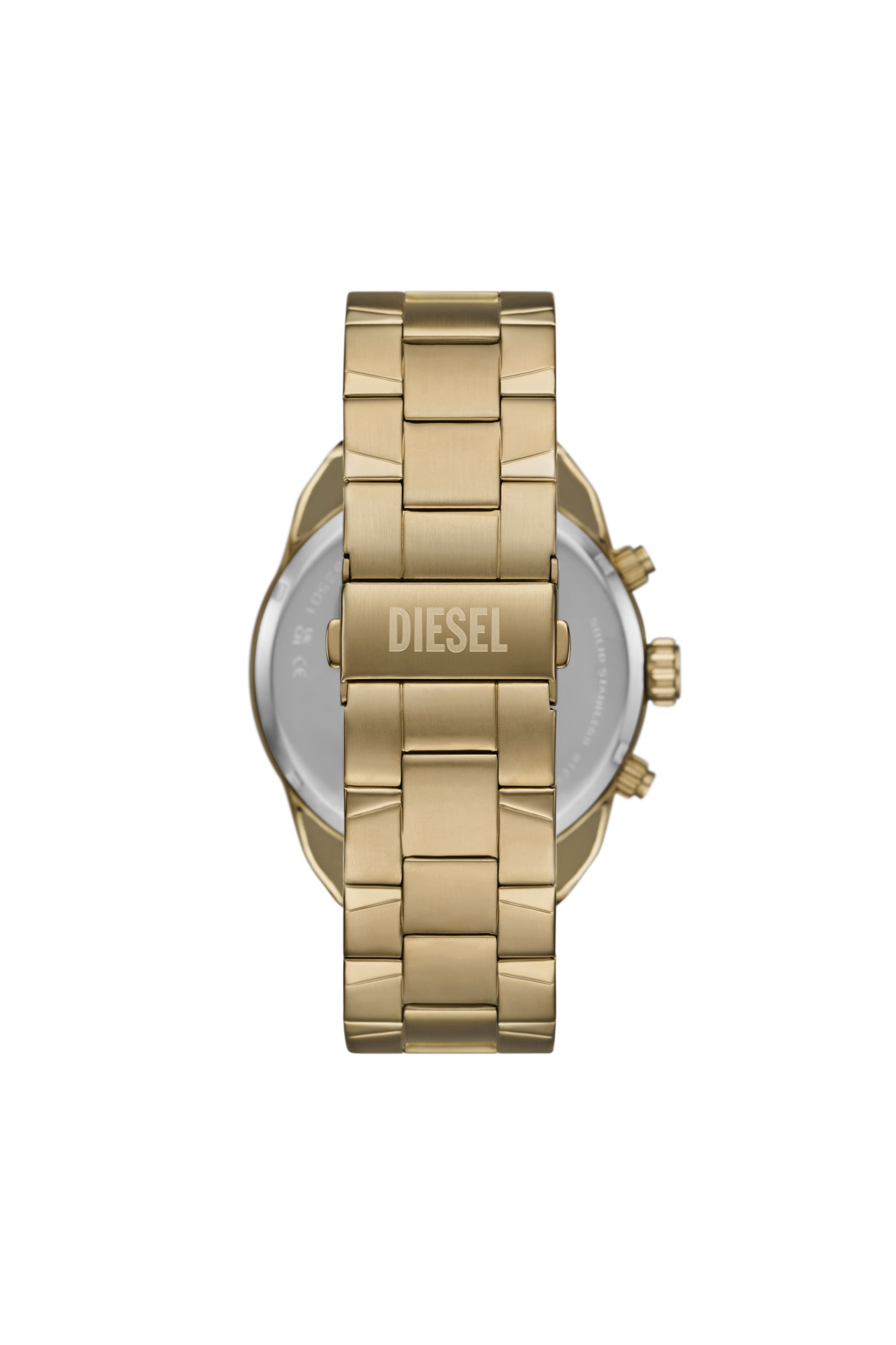 Diesel - DZ4678, Montre Spiked en acier inoxydable Homme in Doré - 2