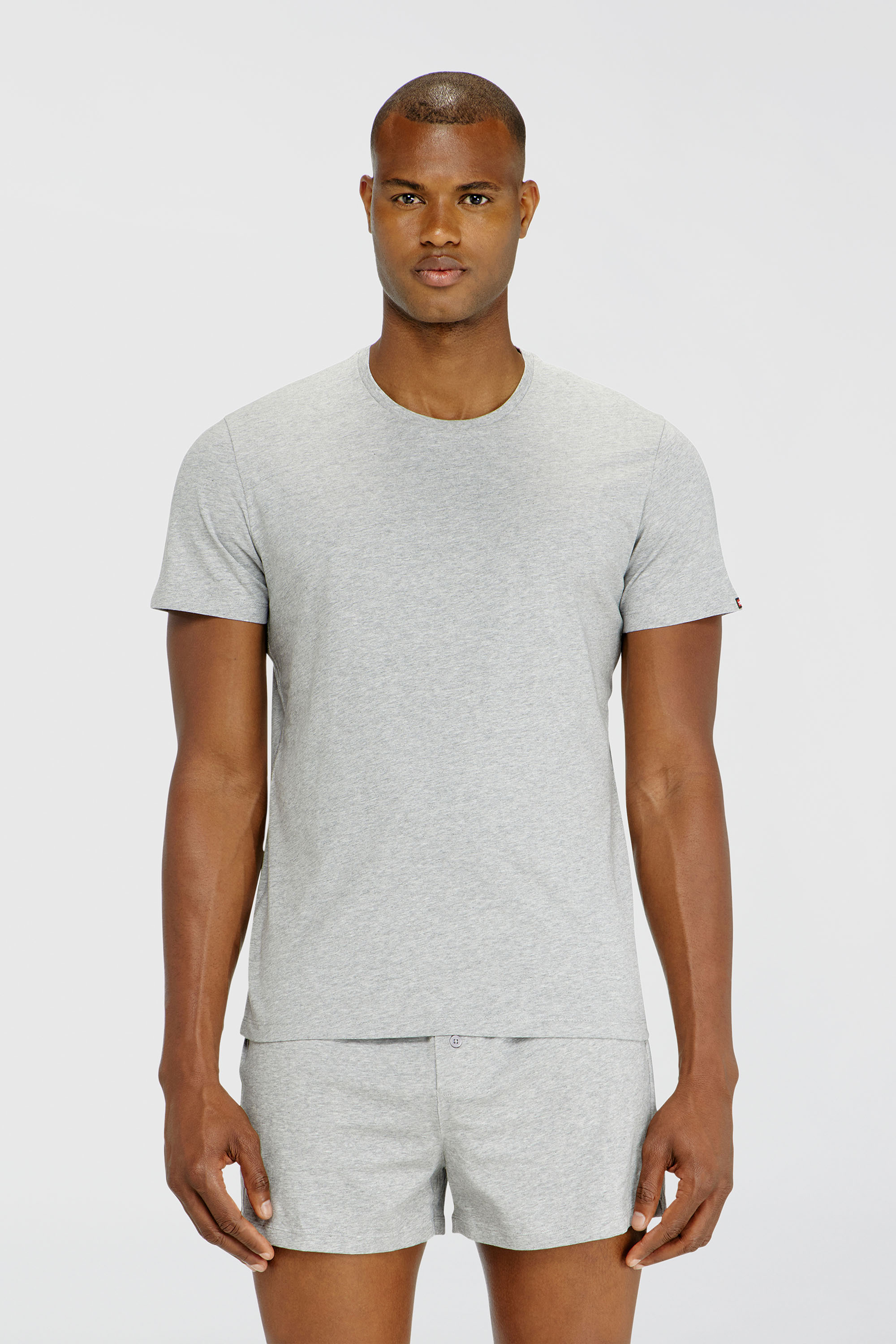 Diesel - RANDAL-D-CORE-3PACK, Man's Set of 3 cotton T-shirts in White/Grey - 2