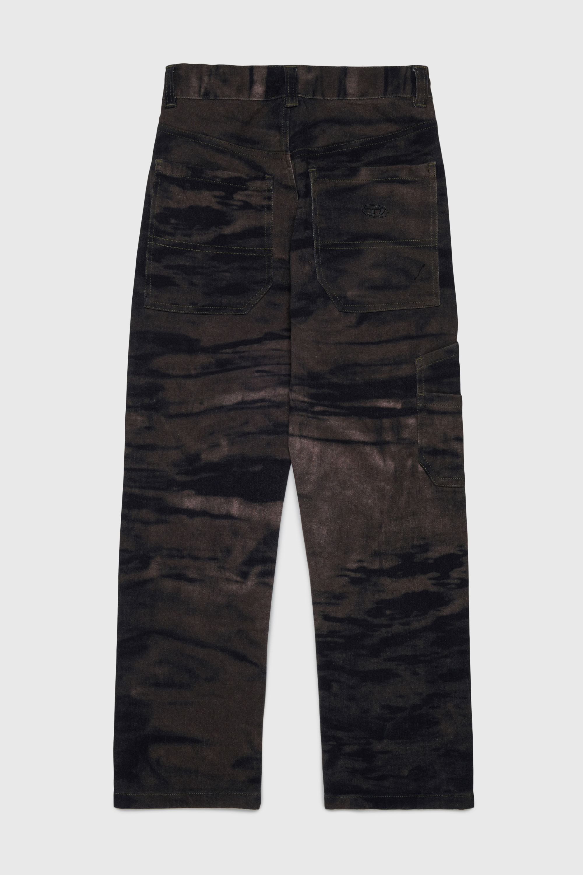 Diesel - PJAKE, Pantalon en coton stretch effet chin&eacute; Homme in Vert - 2
