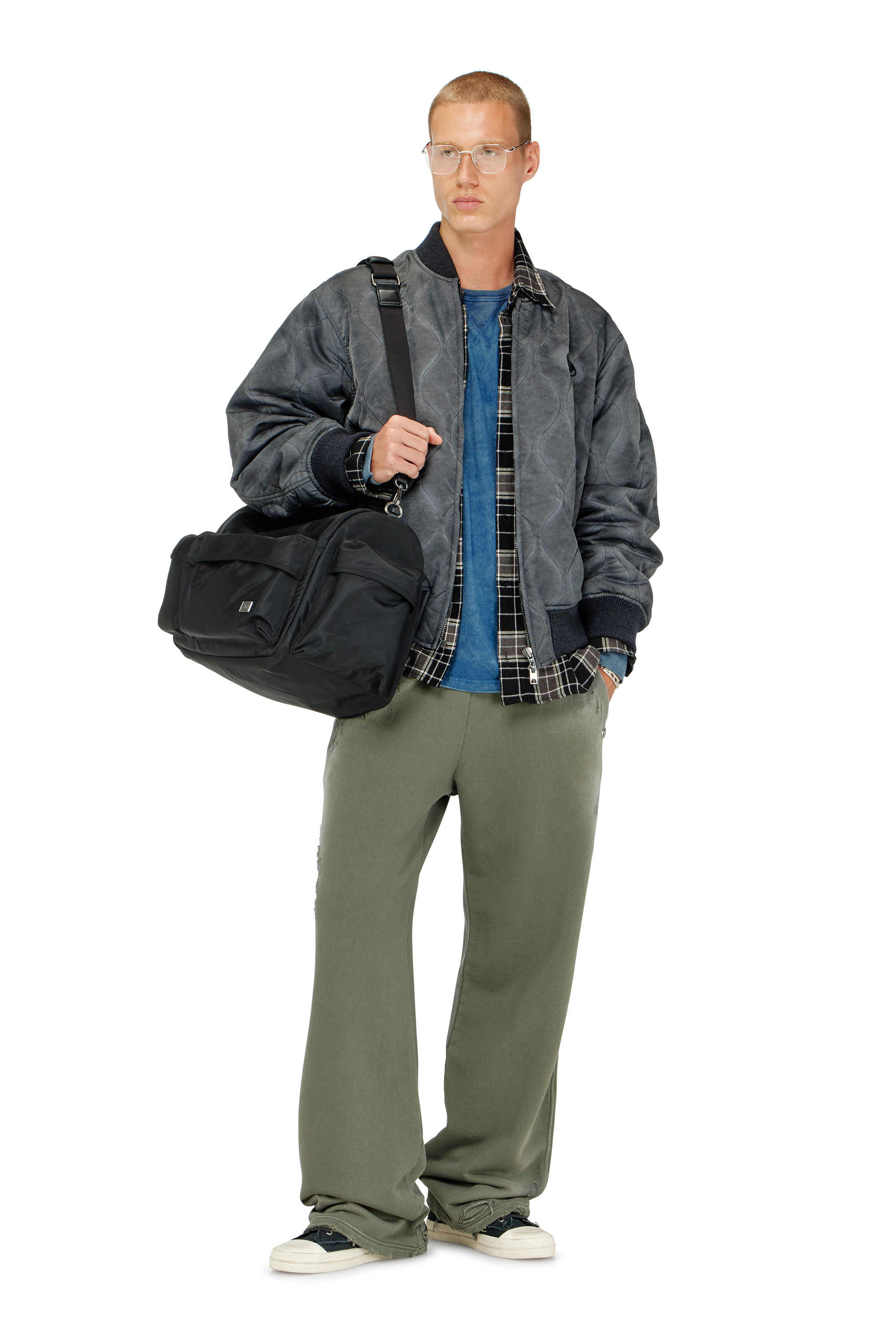 Diesel - P-KEITH, Pantaloni in cotone con effetto destroyed Uomo in ToBeDefined - 1