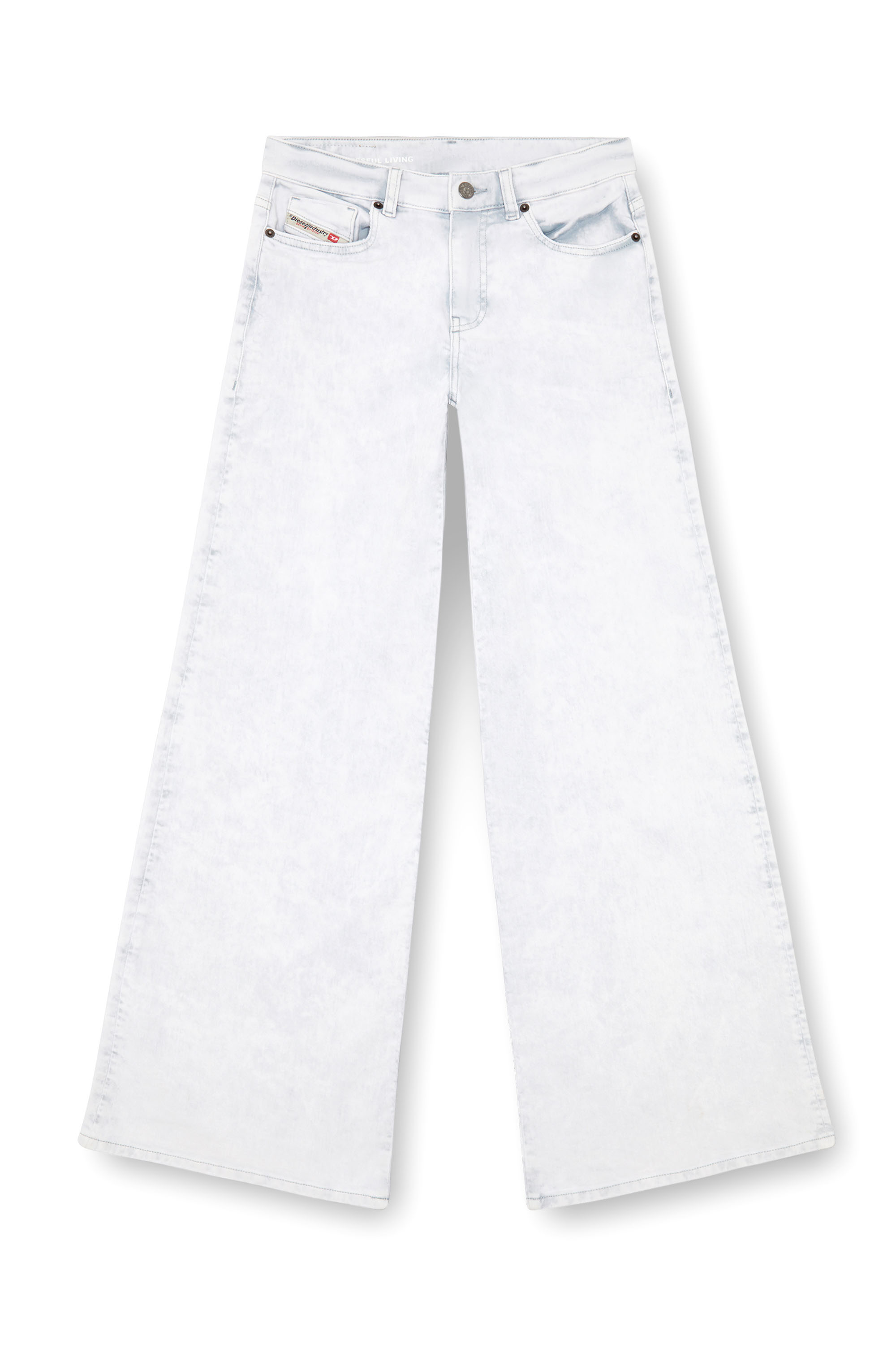 Diesel - Donna Bootcut and Flare Jeans 1978 D-Akemi 0GRDL, Blu Chiaro - Image 3