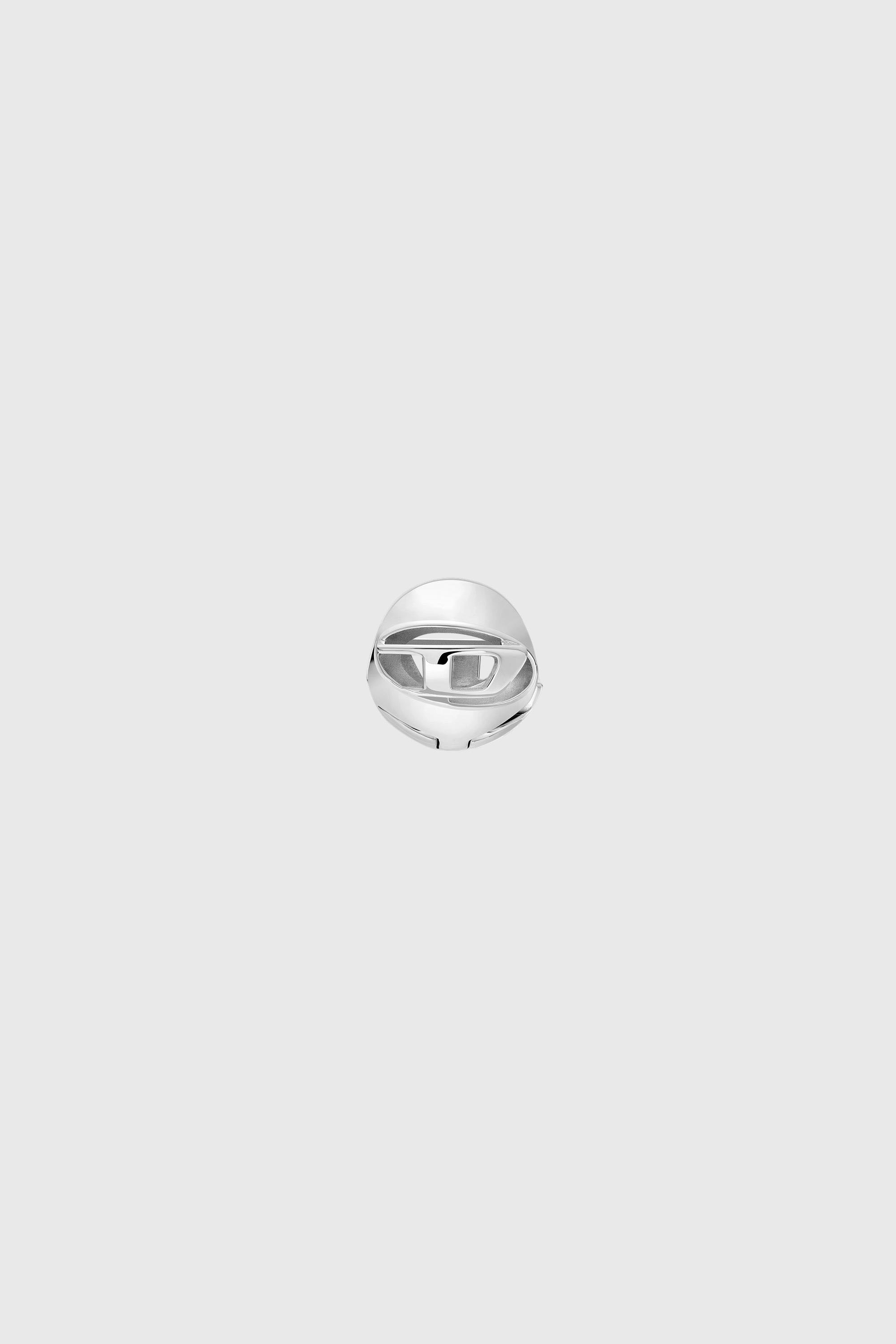 Diesel - DX1718040, Boucle d&rsquo;oreille cr&eacute;ole en acier inoxydable Mixte in Gris argent&eacute; - 2