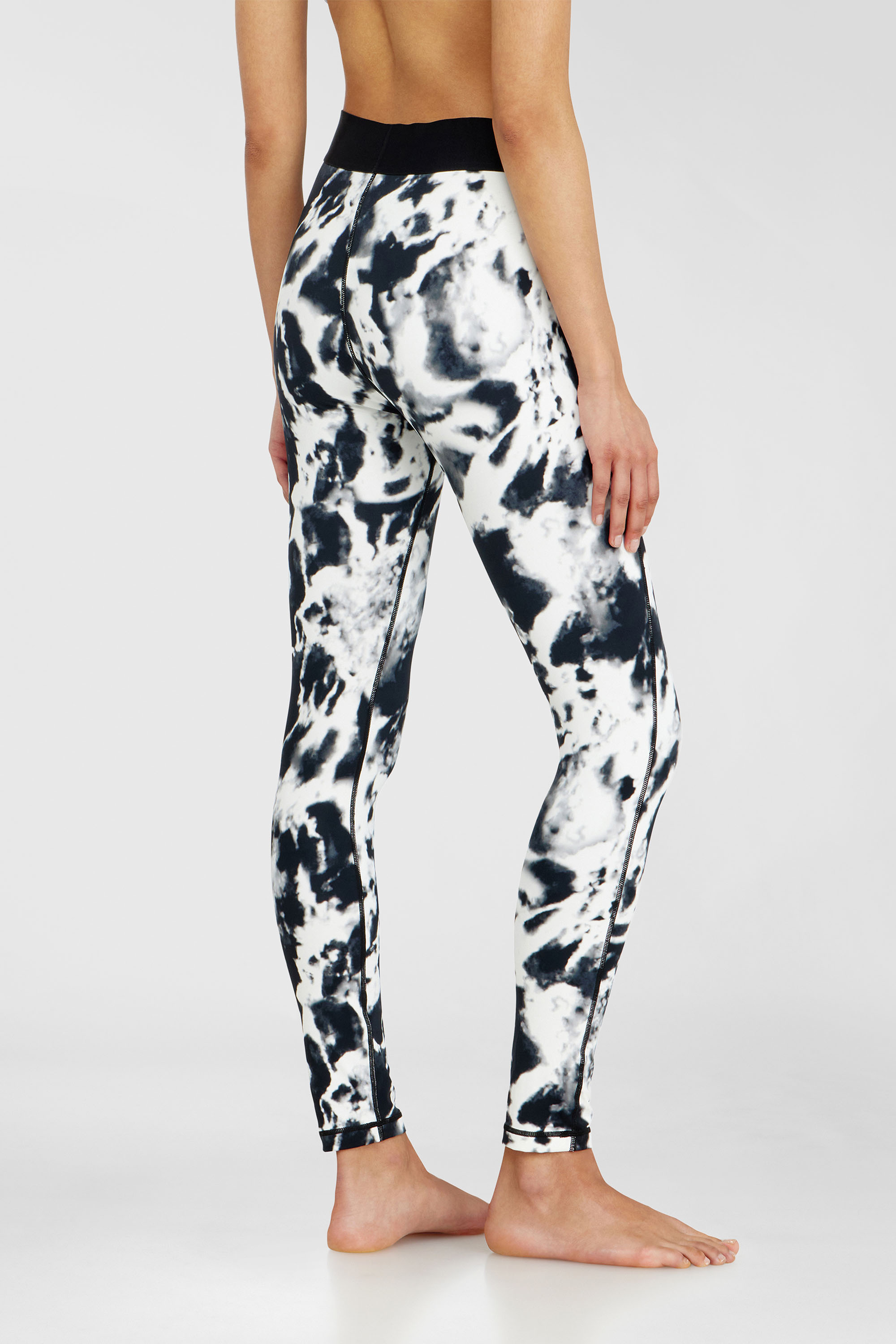 Diesel - ADELINE-D-POP, Leggings in microfibra stampata Donna in Multicolor - 4