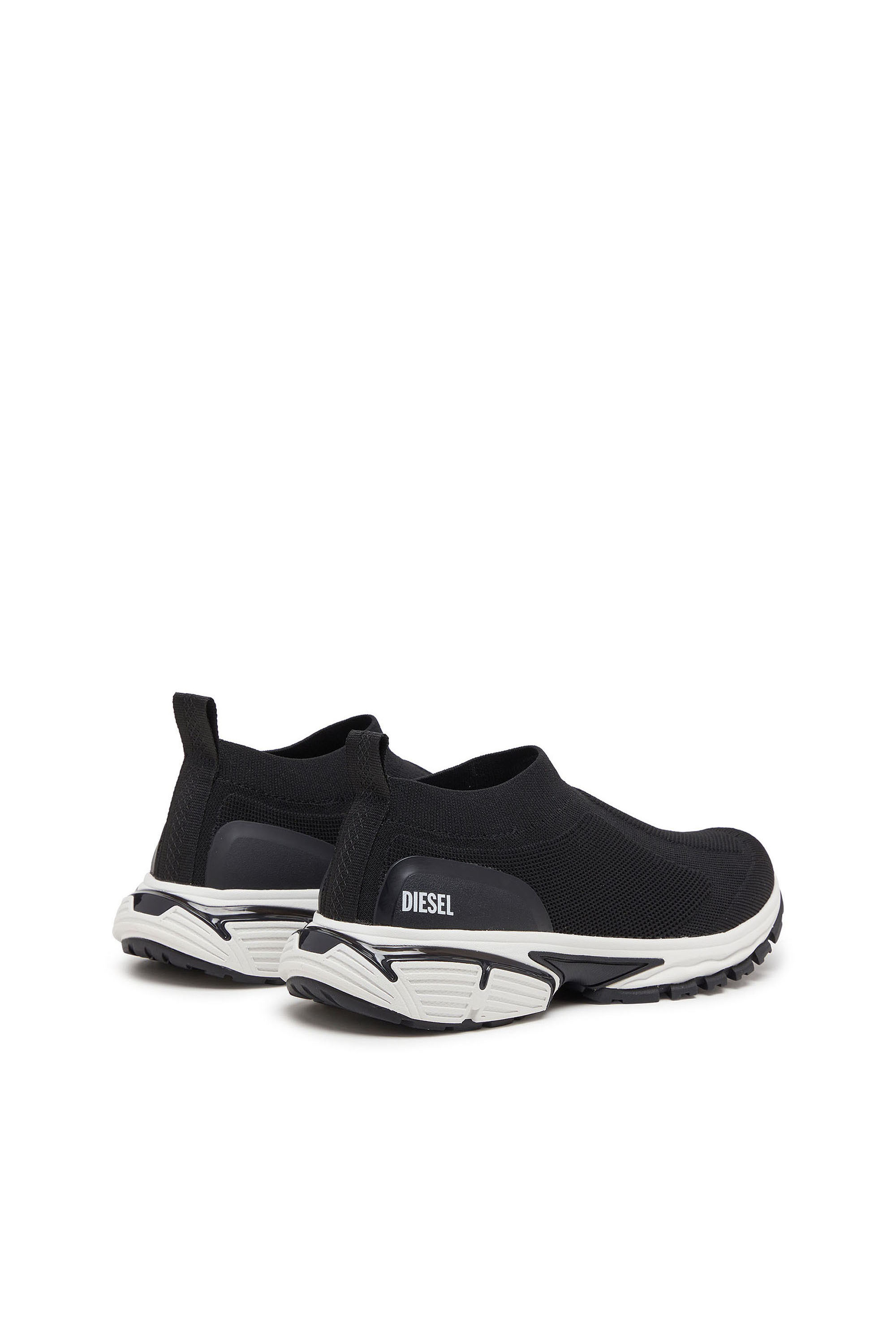 Diesel - S-PRO-V-DENSE-SOCKS, Herren Pro-V-Dense-Slip-on-Strick-Sockenturnschuhe in Schwarz - 3