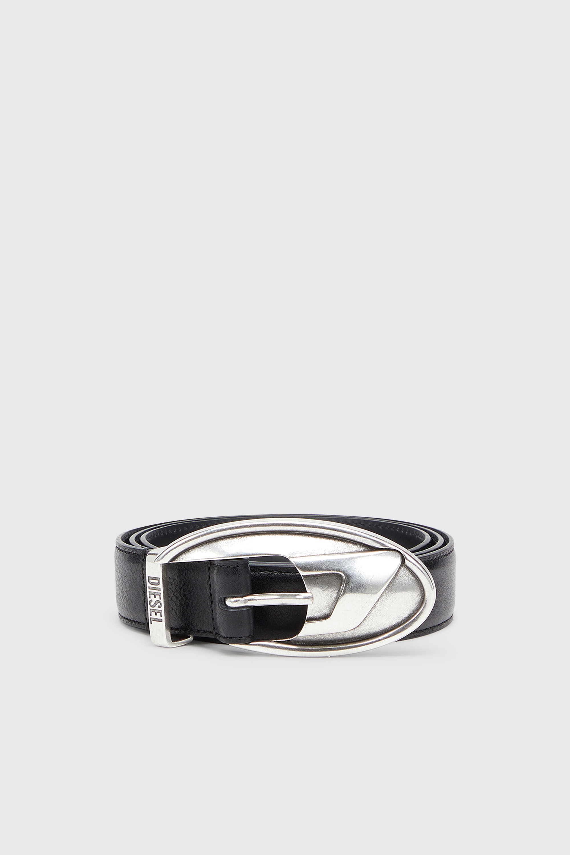 Diesel - B-D ROP 30, Ceinture 3 cm en cuir reconstitu&eacute; Mixte in Noir - 1