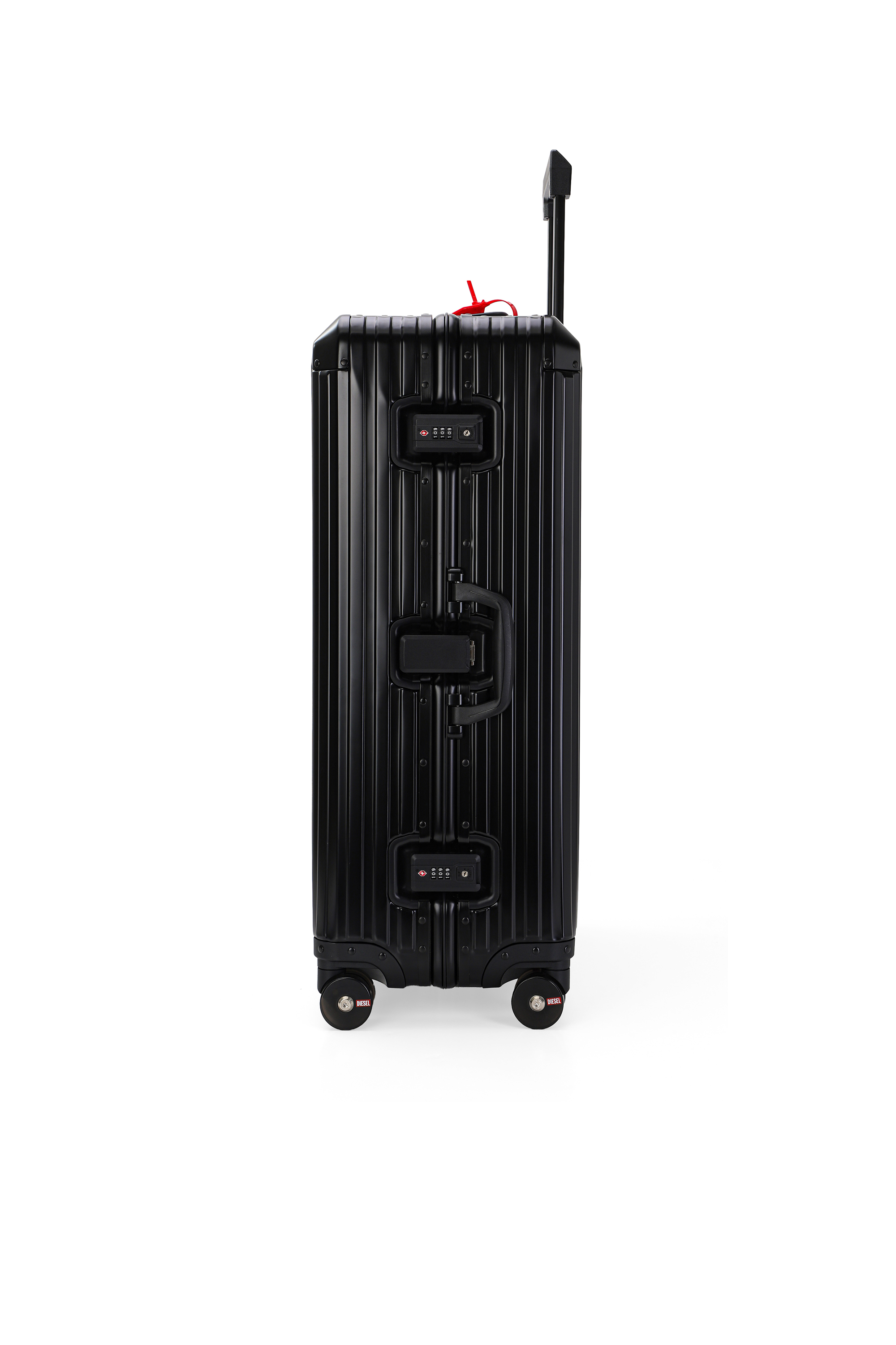 Diesel - DIESEL ALUMINUM TROLLEY- DSL002, Valise en aluminium taille L Mixte in Noir - 4