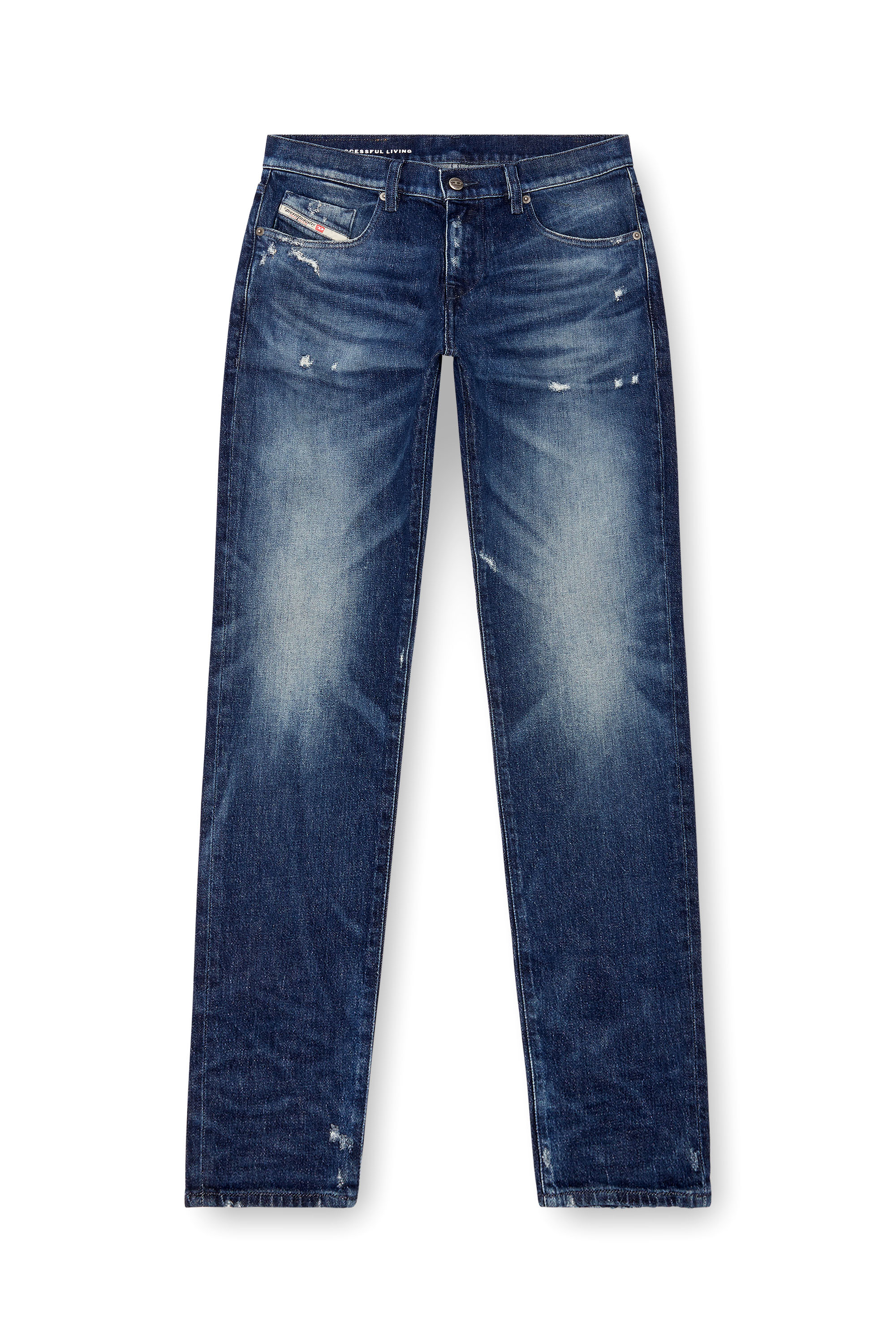 Diesel - Herren Slim Jeans 2019 D-Strukt 09J56, Dunkelblau - Image 5