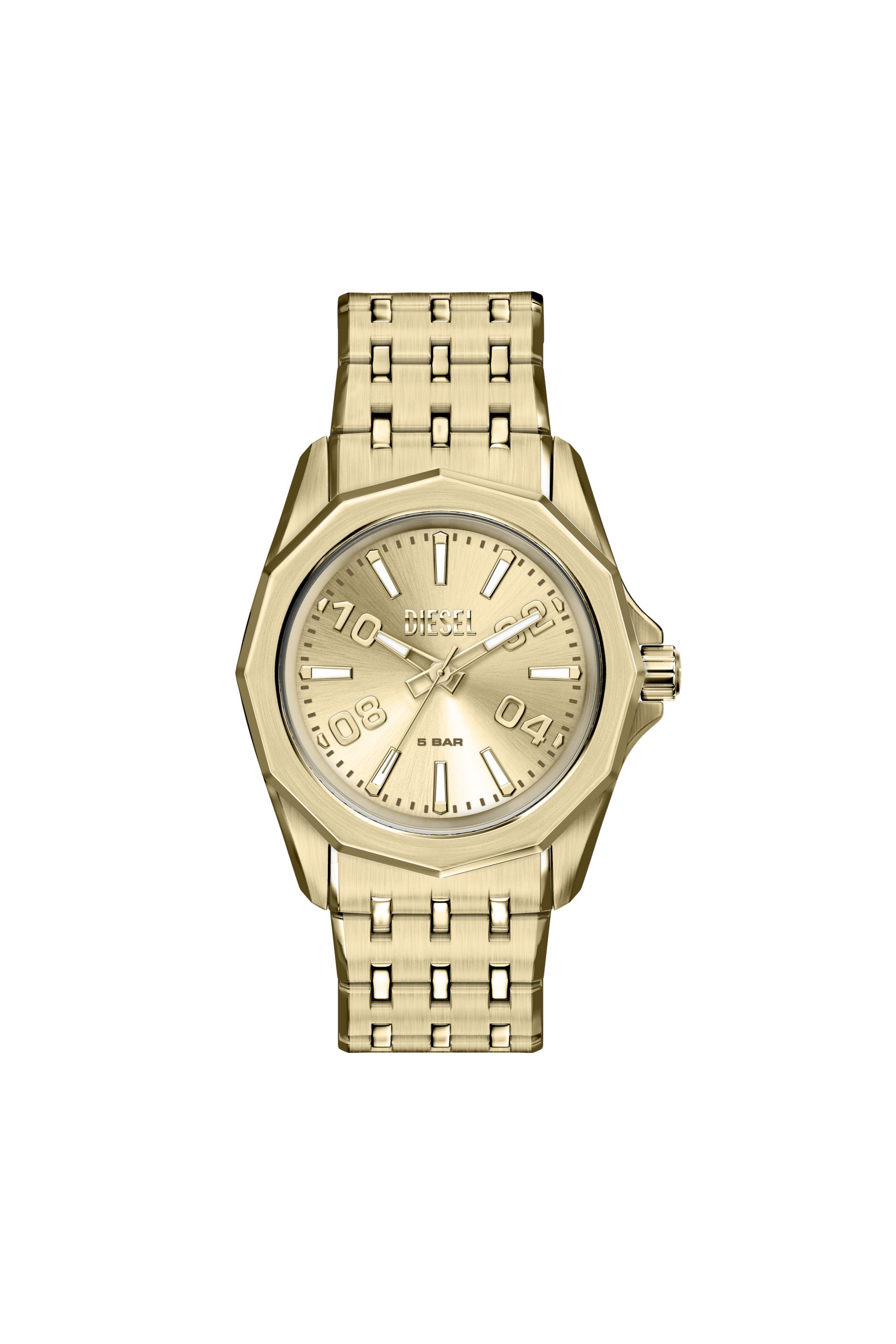 Diesel - DZ2239 WATCH, Herren Stinger gold-tone Edelstahluhr in Gold - 1