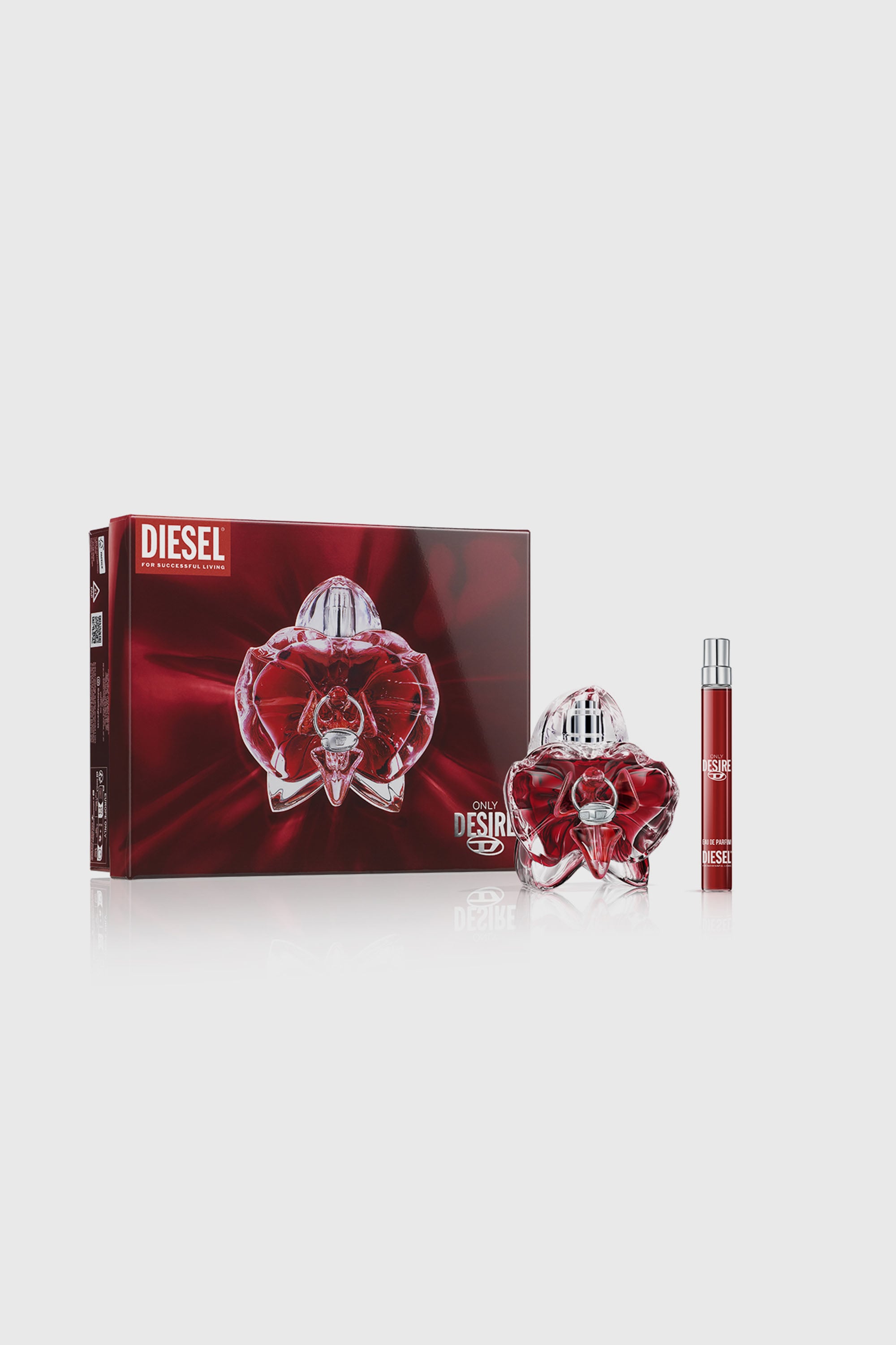 Diesel - DIESEL HOLIDAY SET ONLY DESIRE EDP 50ML + 10ML LG857100 FRAGRANCE, Coffret Only Desire Femme in Rouge - 1