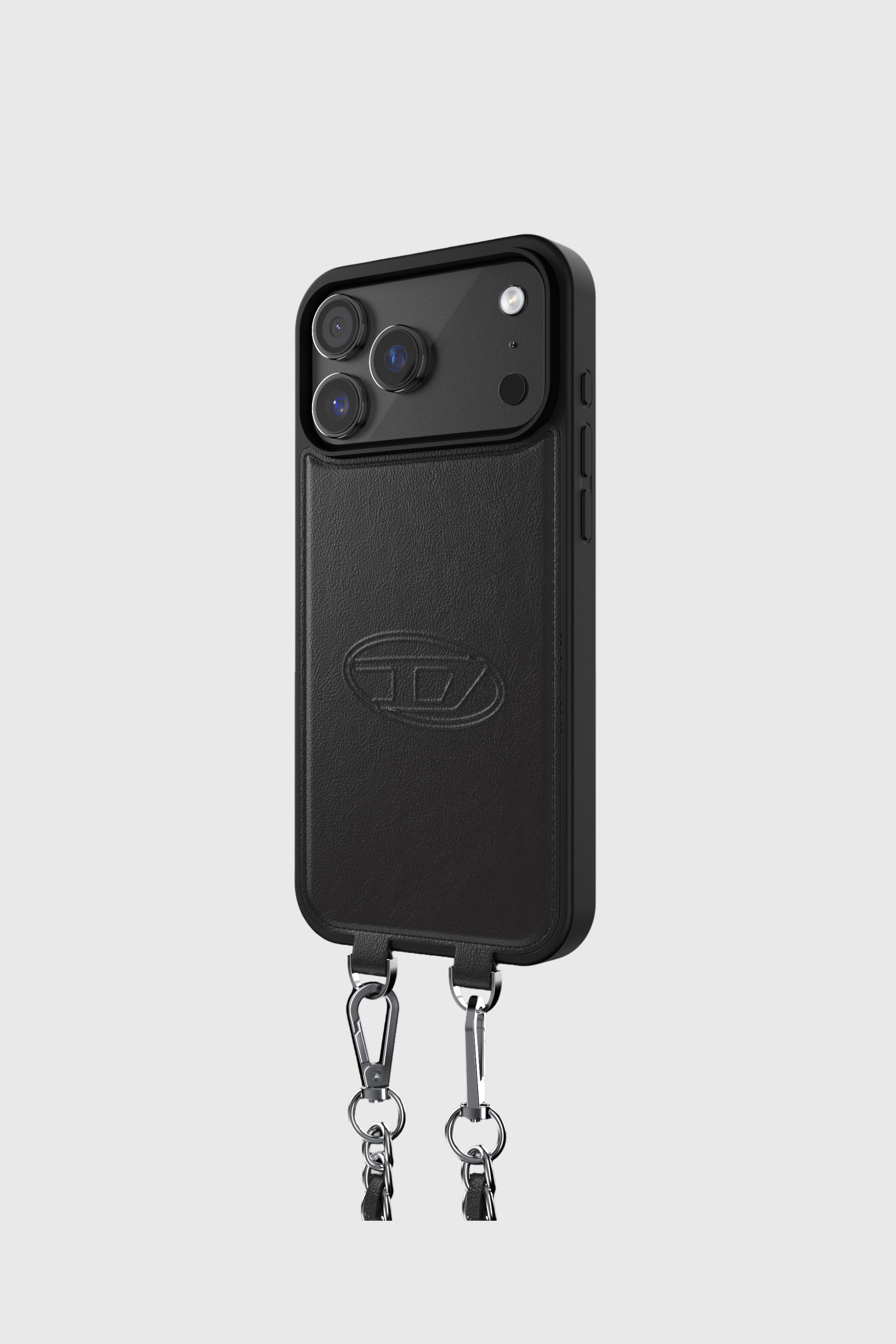 Diesel - 60663 MOULDED CASE, Unisex Oval D H&uuml;lle mit Handschlaufe und MagSafe f&uuml;r iPhone 17 Pro Max in Schwarz - 3