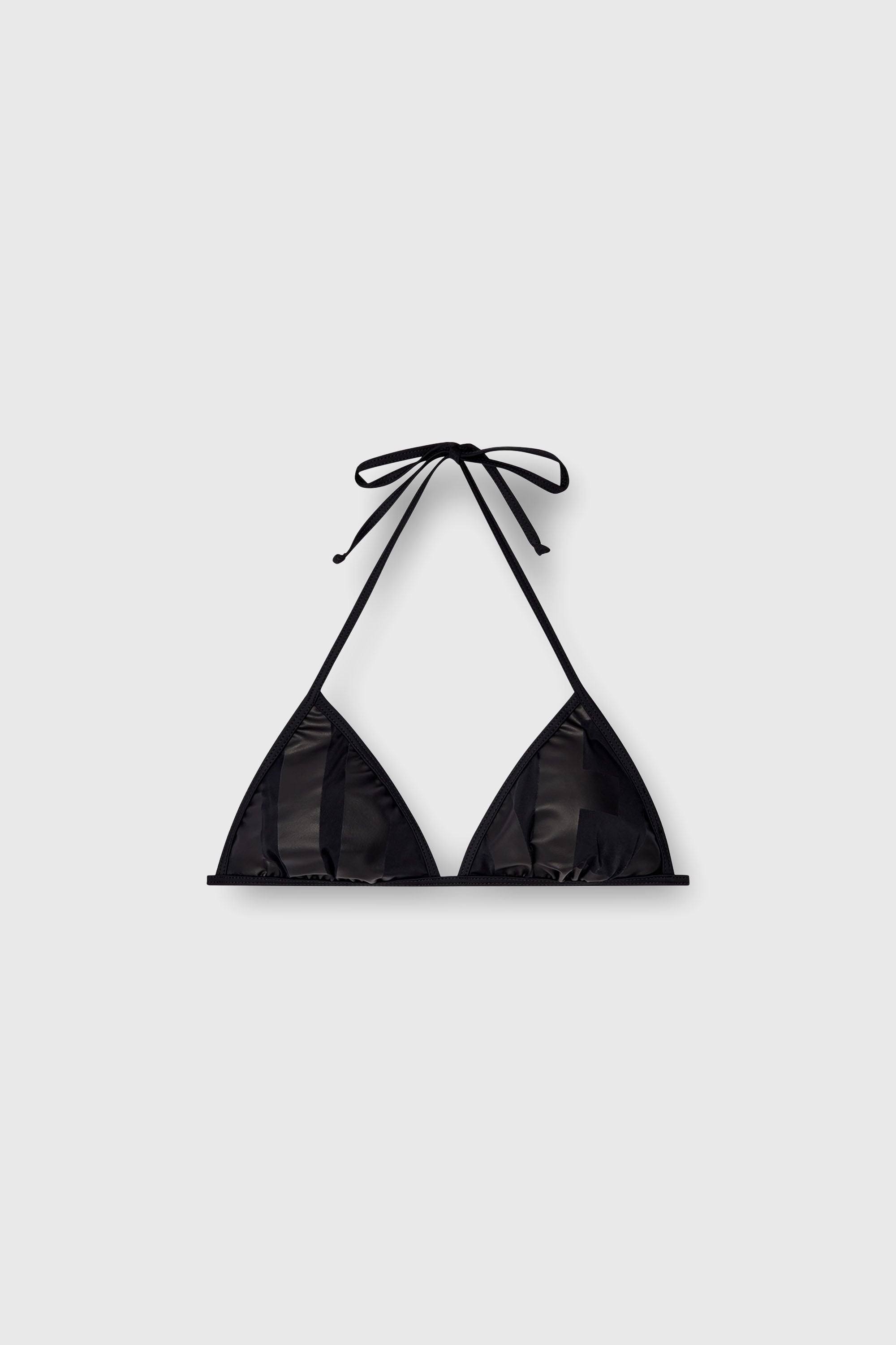 Diesel - BFB-SEES-A, Haut de bikini avec logo Diesel d&eacute;coup&eacute; Femme in Noir - 2