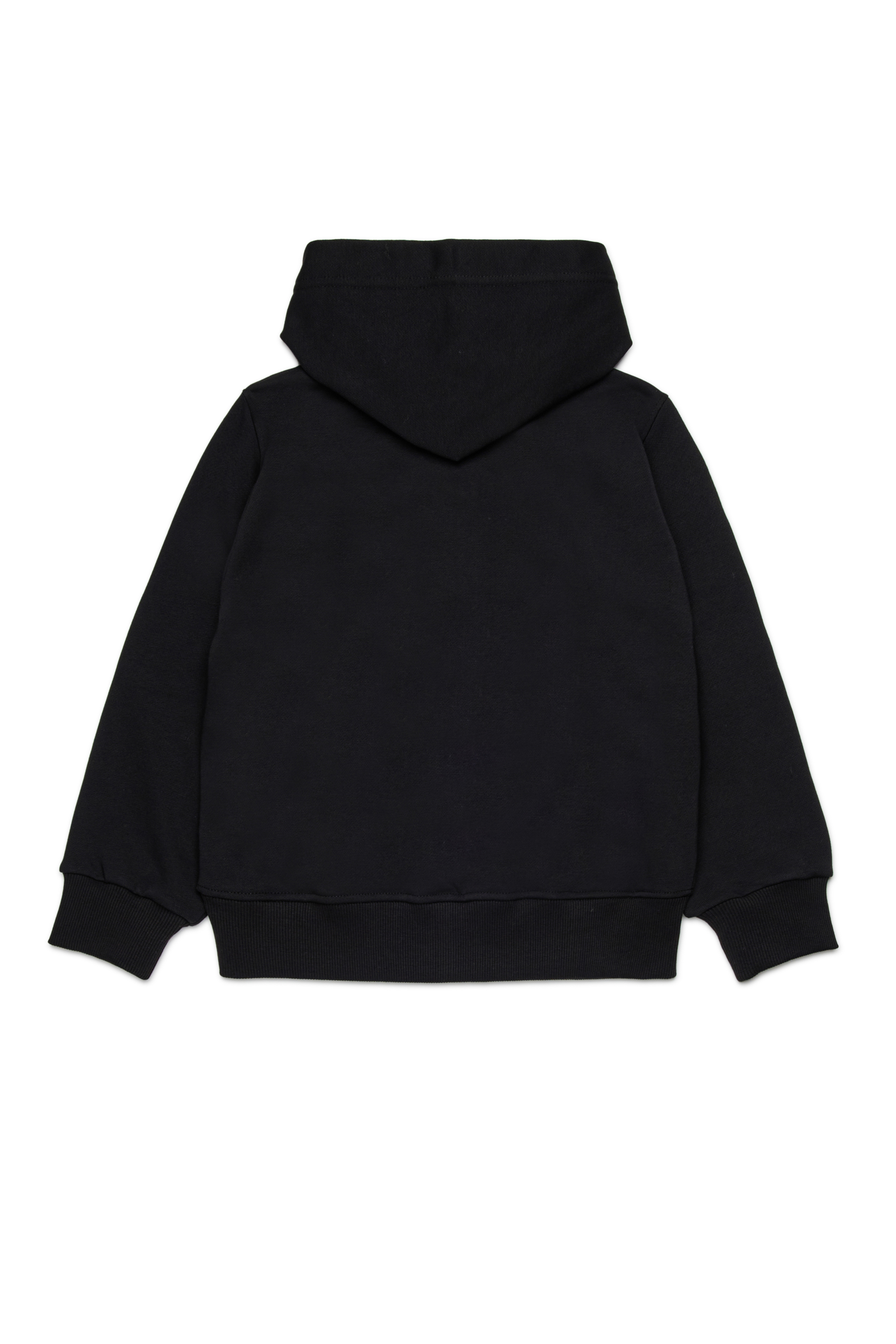 Diesel - SDROPSHOODZ OVER, Hoodie in cotone con zip Uomo in Nero - 2