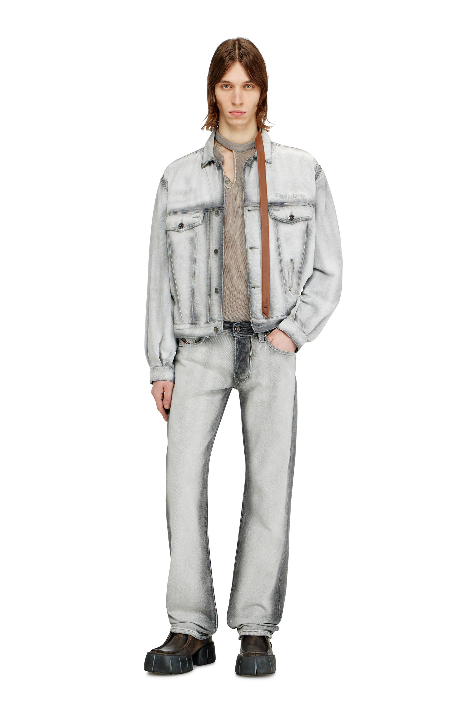 Diesel - Herren Regular Jeans 1985 Larkee 09P28, Dunkelgrau - 1