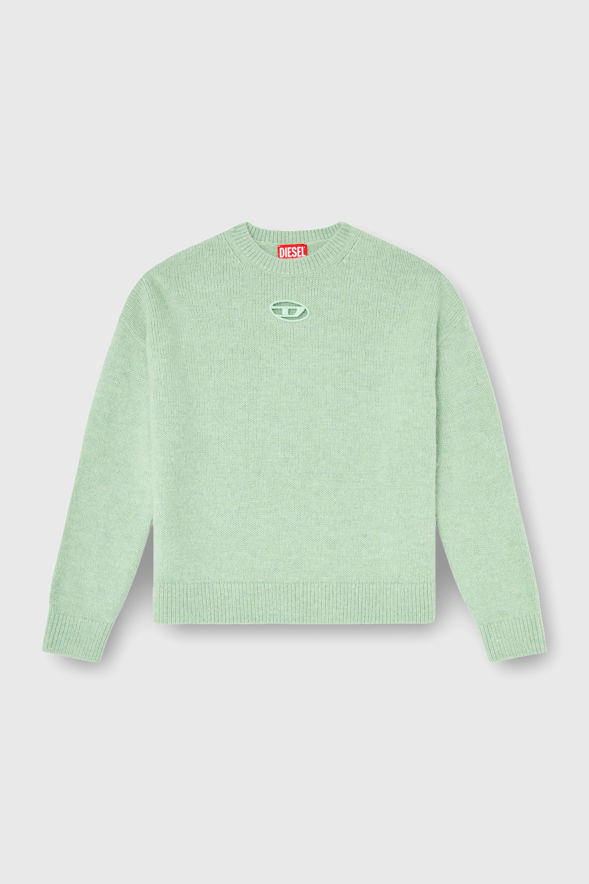 Diesel - M-AREETA, Pull en laine et m&eacute;lange d'alpaga Femme in Vert - 1