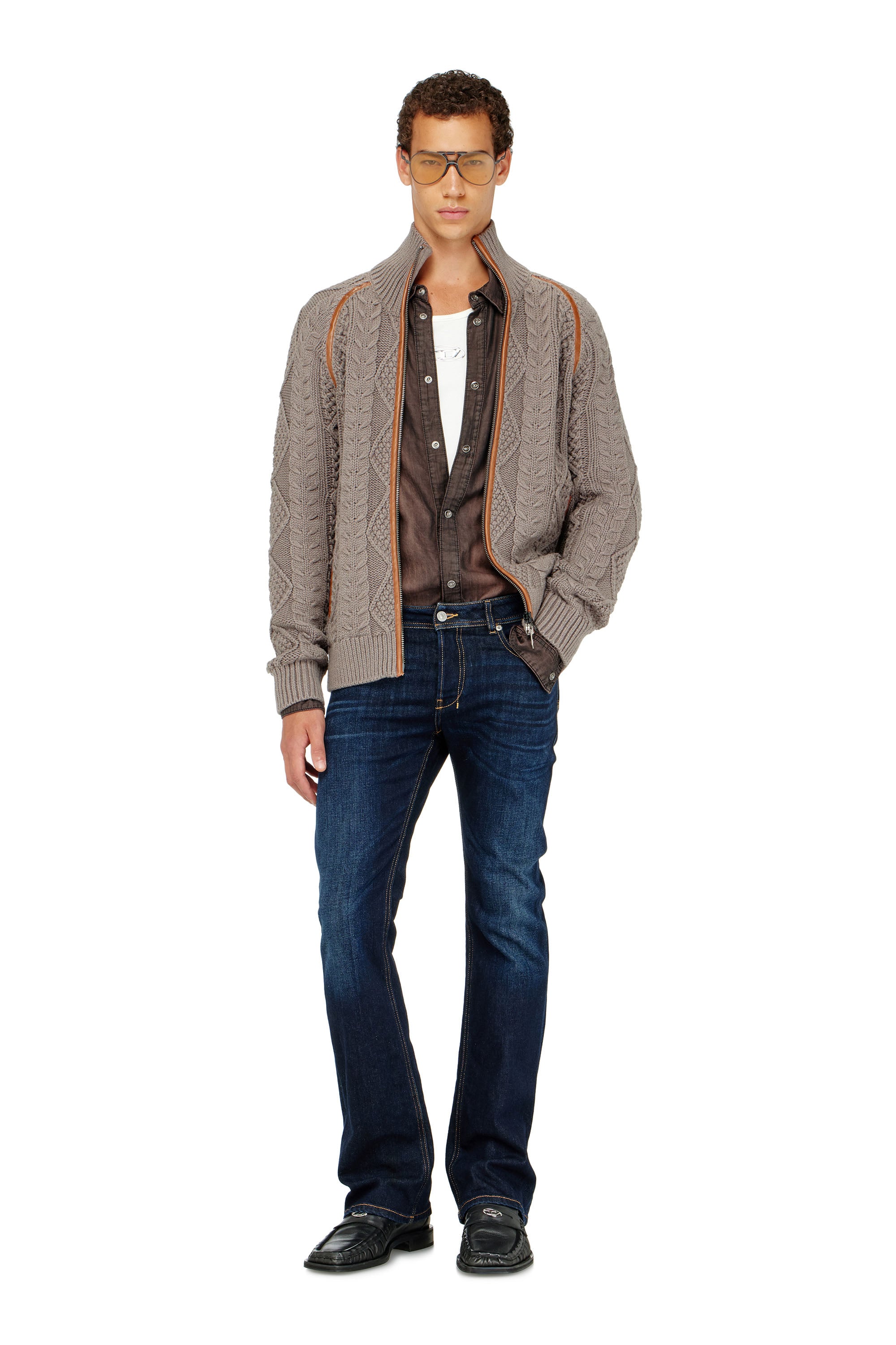 Diesel - Bootcut Jeans 2007 Zatiny 09Q15 Homme, Bleu Fonc&eacute; - Image 2
