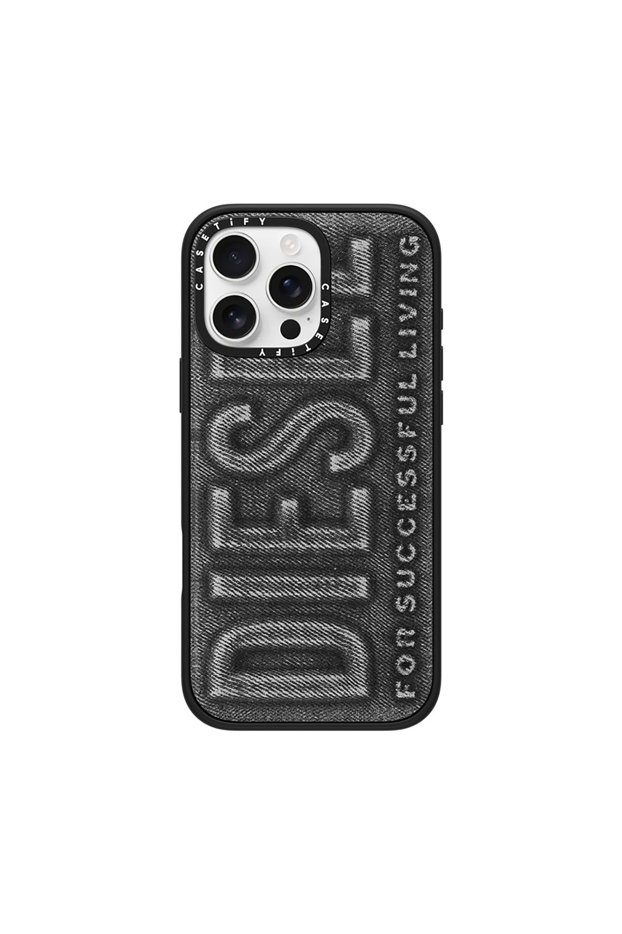 Diesel - 60560 MOULDED CASE, Coque Biscotto impact pour iPhone 16 Pro Max Mixte in Noir - 1