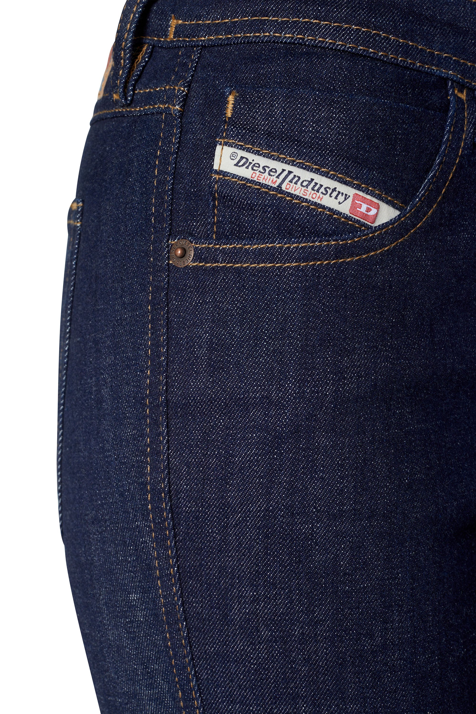 Diesel - Skinny Jeans 2015 Babhila Z9C17, Bleu Foncé - Image 3