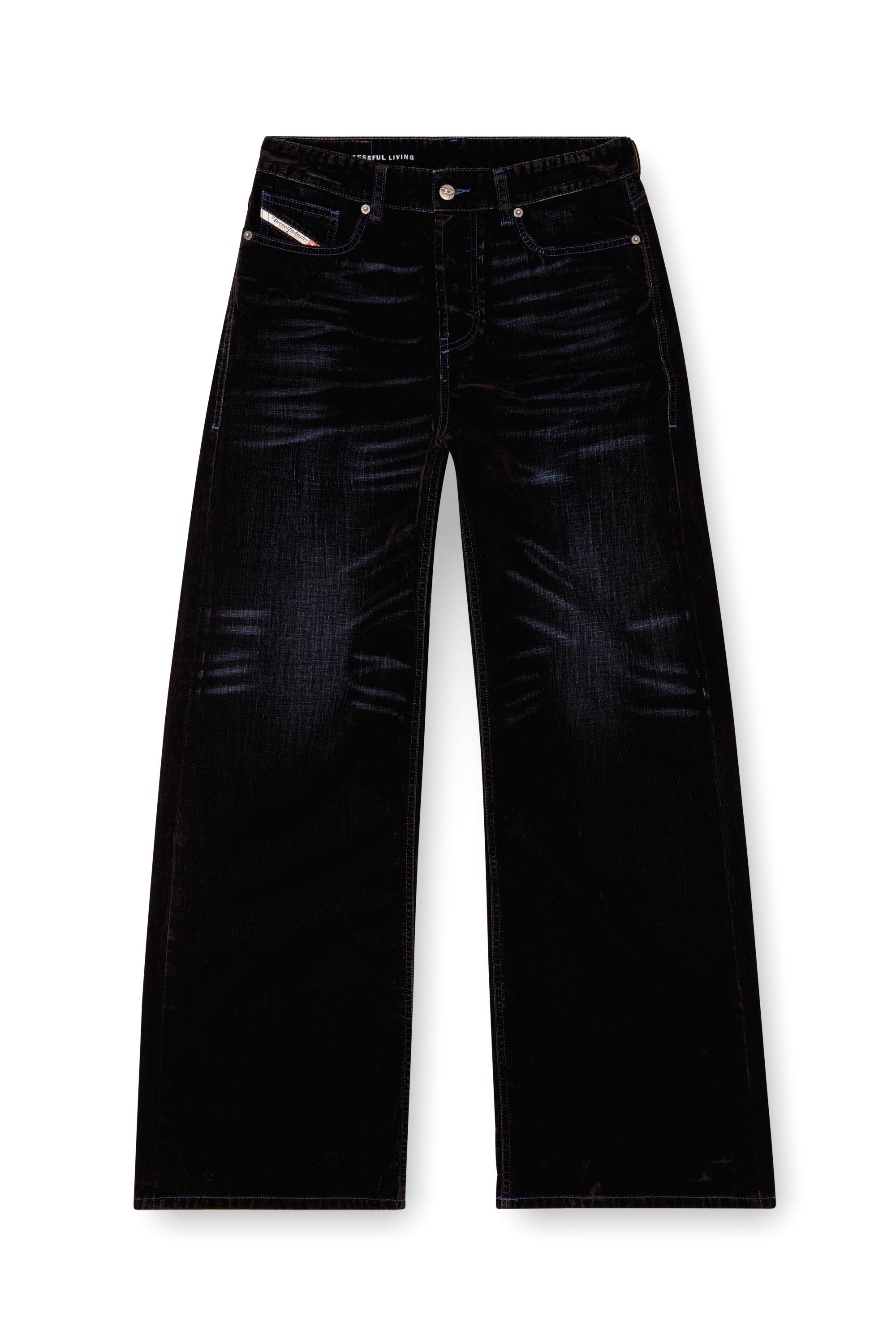 Diesel - Relaxed Jeans 1996 D-Sire 068QY Femme, Bleu Foncé - Image 3