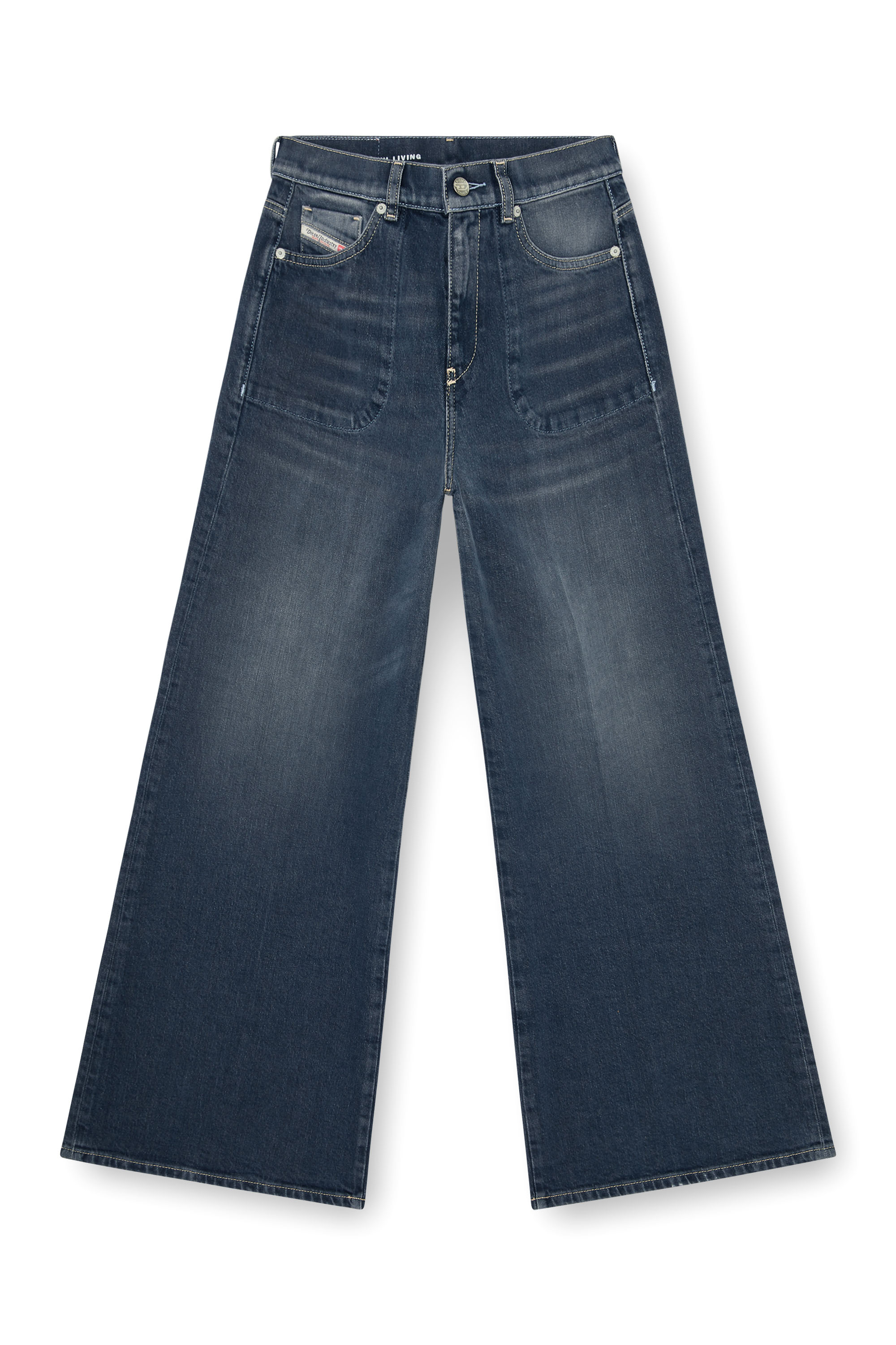Diesel - Flare Jeans 1978 D-Akemi 007EI Femme, Bleu Fonc&eacute; - Image 3