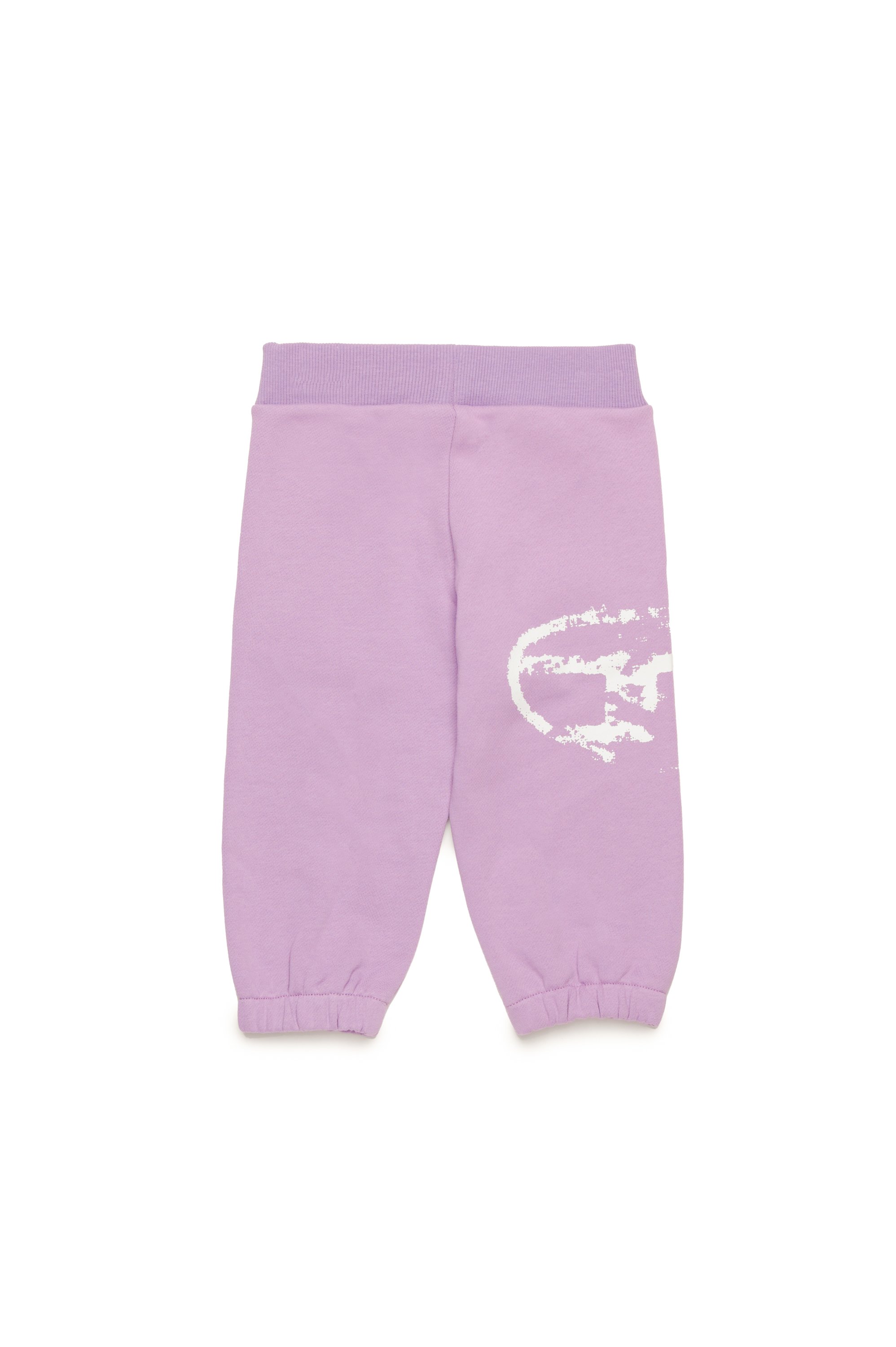 Diesel - PESDIB, Pantalon de survêtement avec logo Oval D effet vieilli Mixte in Violet - 2