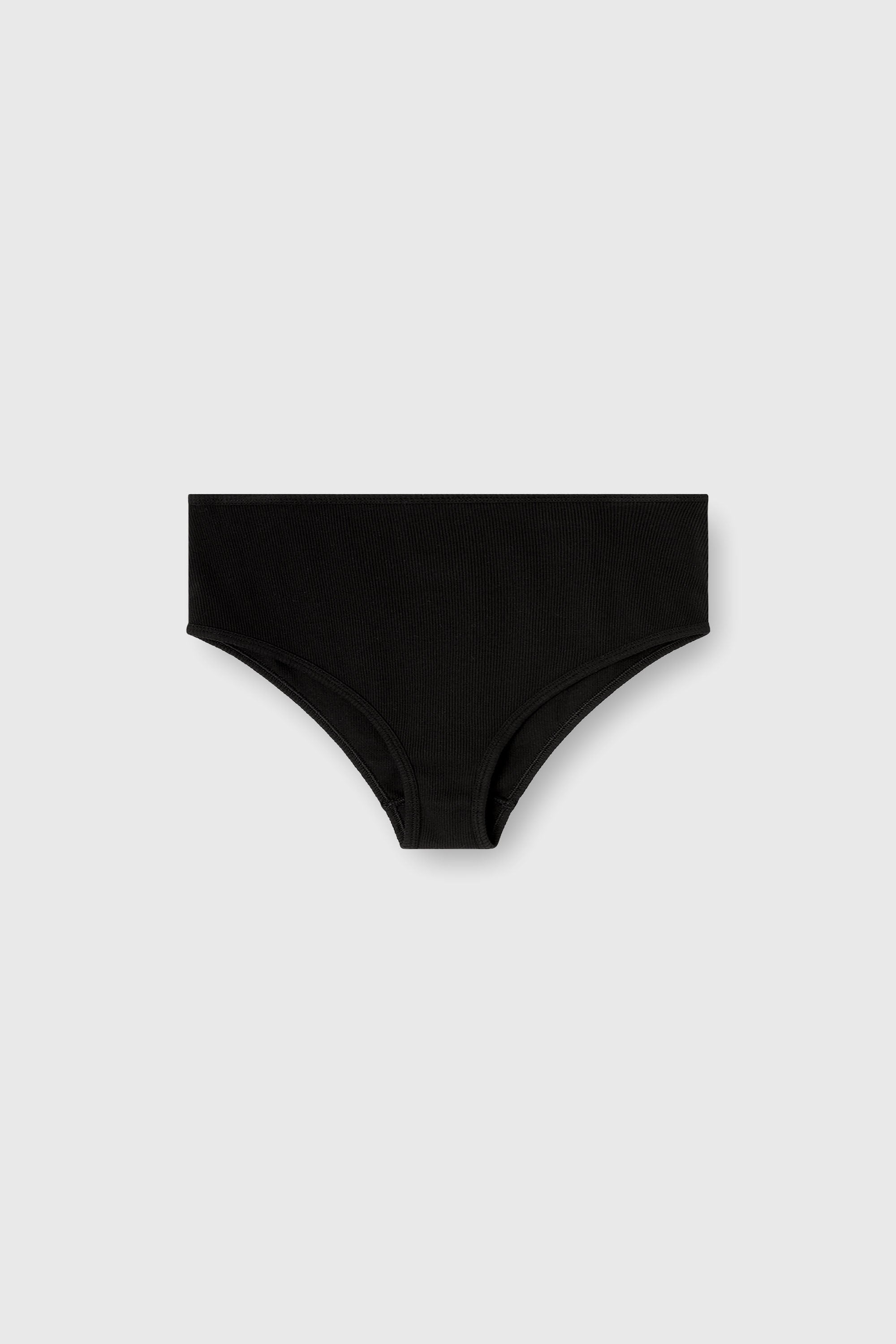 Diesel - CHARLI-DNM, Damen H&uuml;ftslip aus Stretch-Baumwolle mit hohem Bund in Schwarz - 2