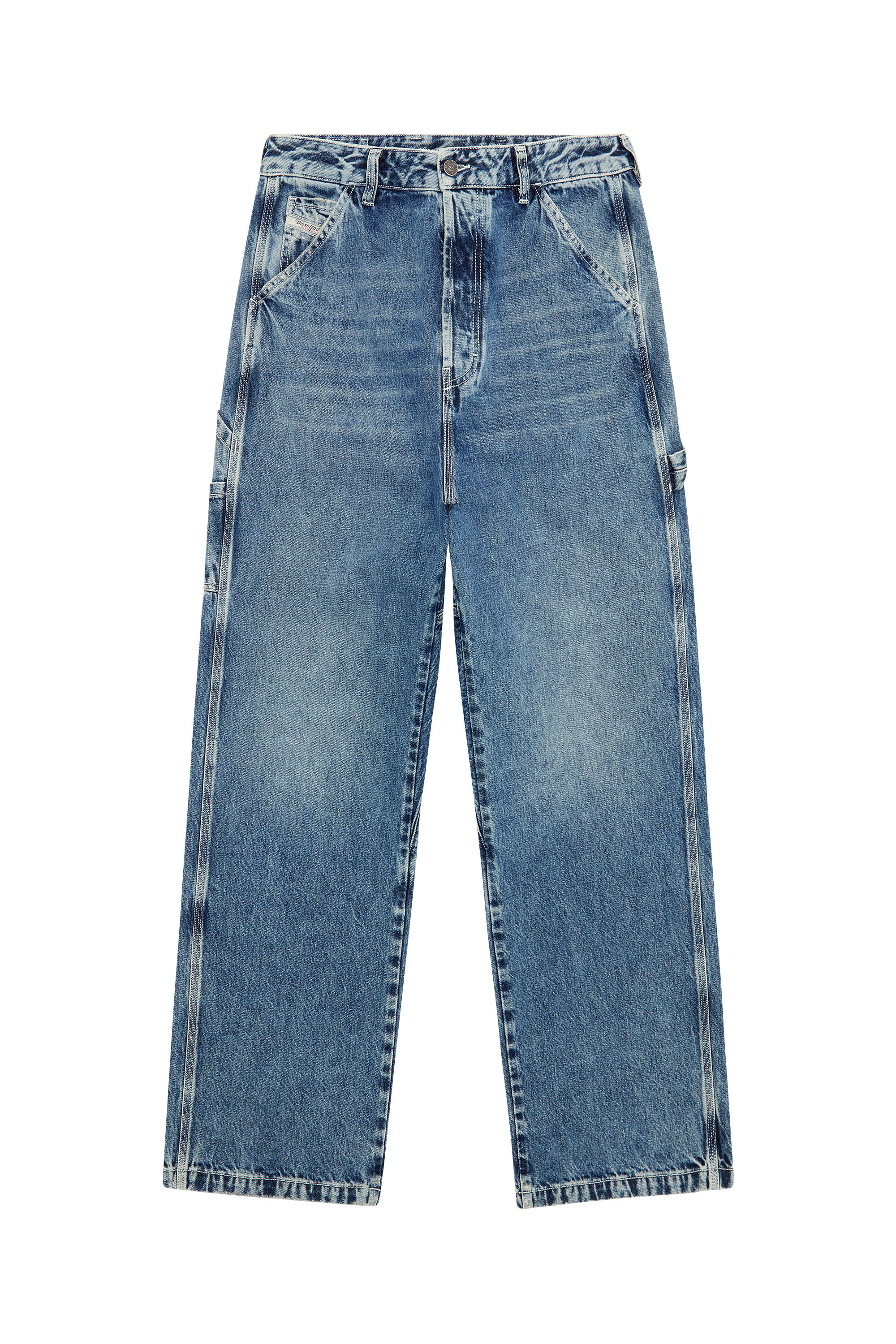 Diesel - Straight Jeans D-Livery 007M3, Blu medio - Image 5