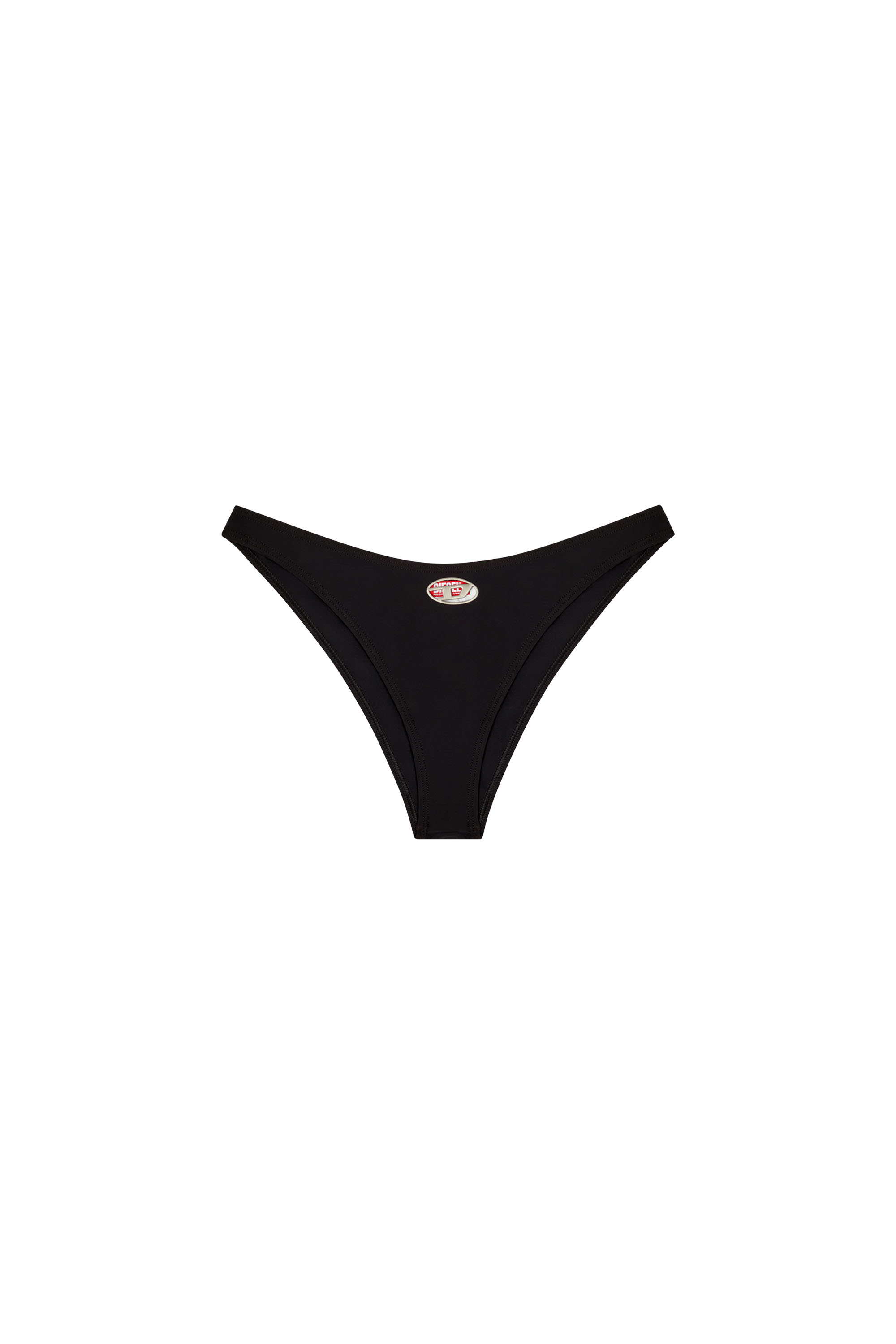 Diesel - BUNCHY-UTLT, Slip bikini con logo cut-out Donna in Nero - 4