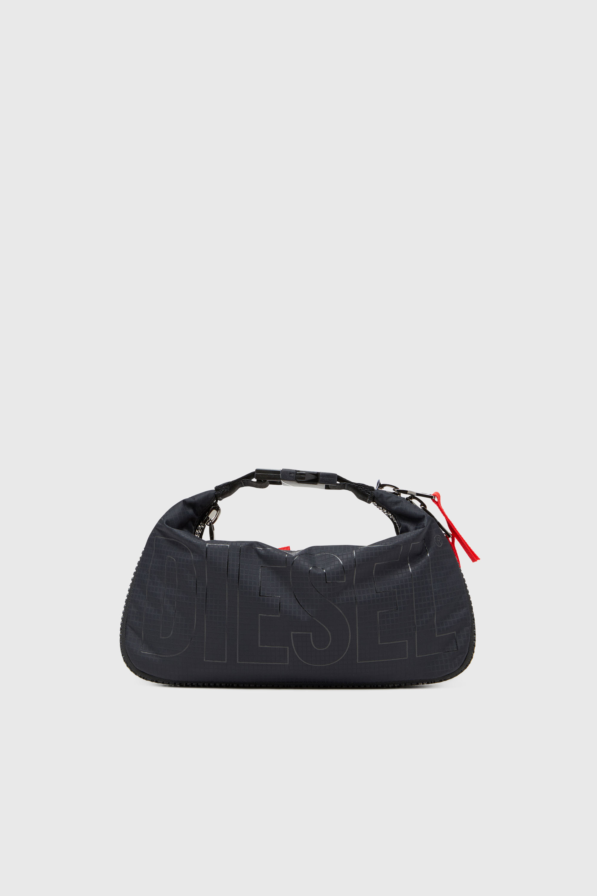 Diesel - ZIP-D CROSSBODY BAG X, Zip-D-Borsa trasformabile in shell jacquard Unisex in Nero - 2