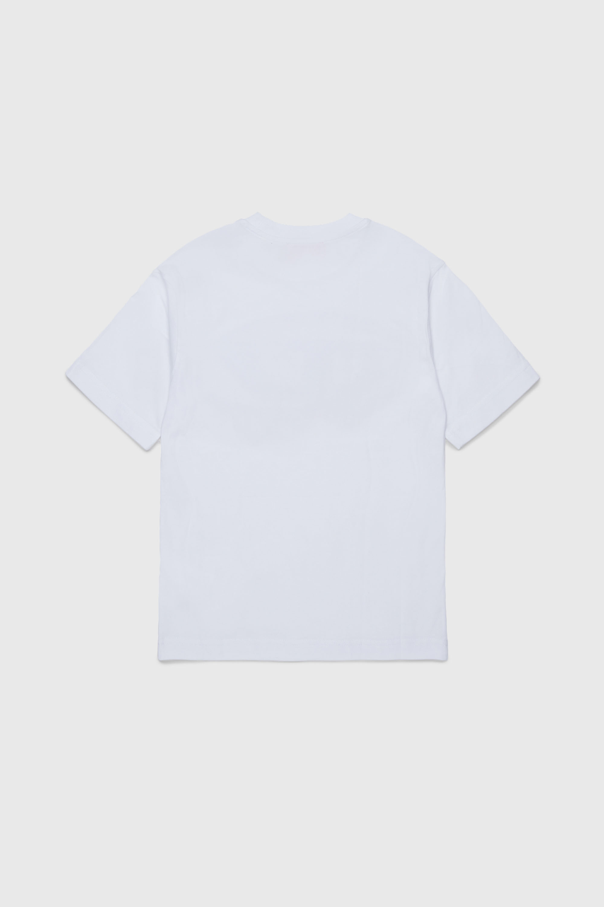 Diesel - TVEL OVER, T-shirt avec imprim&eacute; Oval D bicolore Homme in Blanc - 2