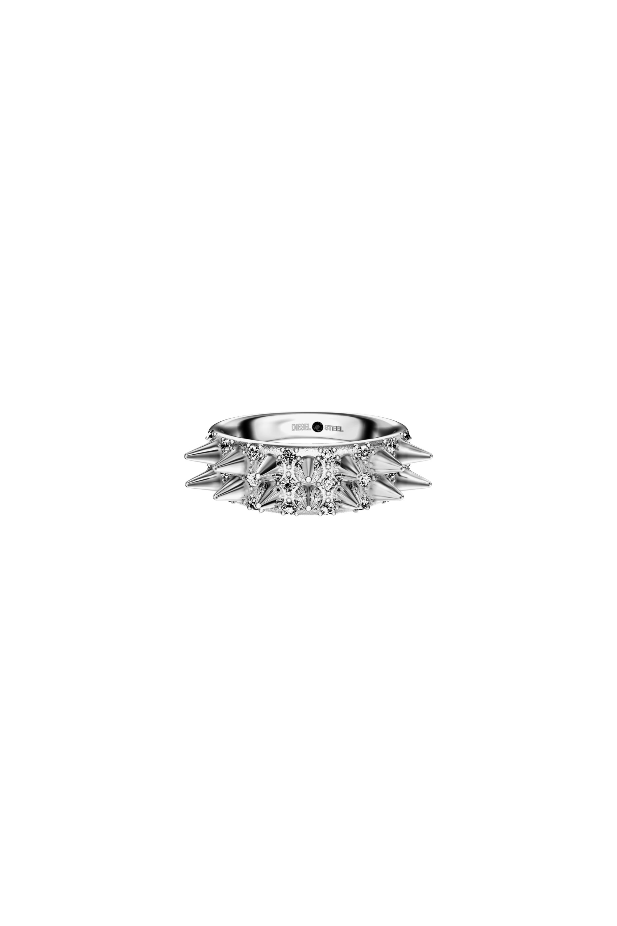 Diesel - DX1723040, Unisex Bandring aus Edelstahl in Silber - 2