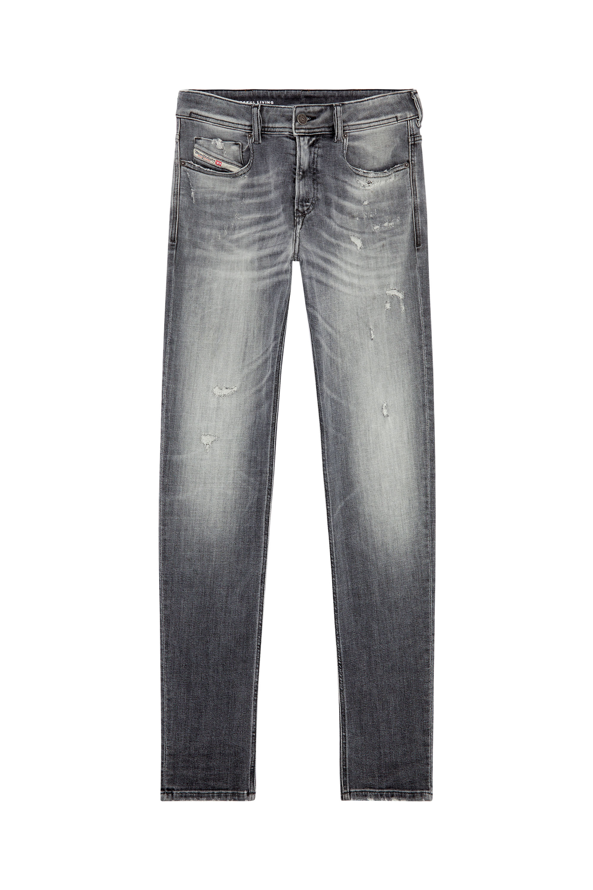 Diesel - Skinny Jeans 1979 Sleenker 09H70, Grigio - Image 5
