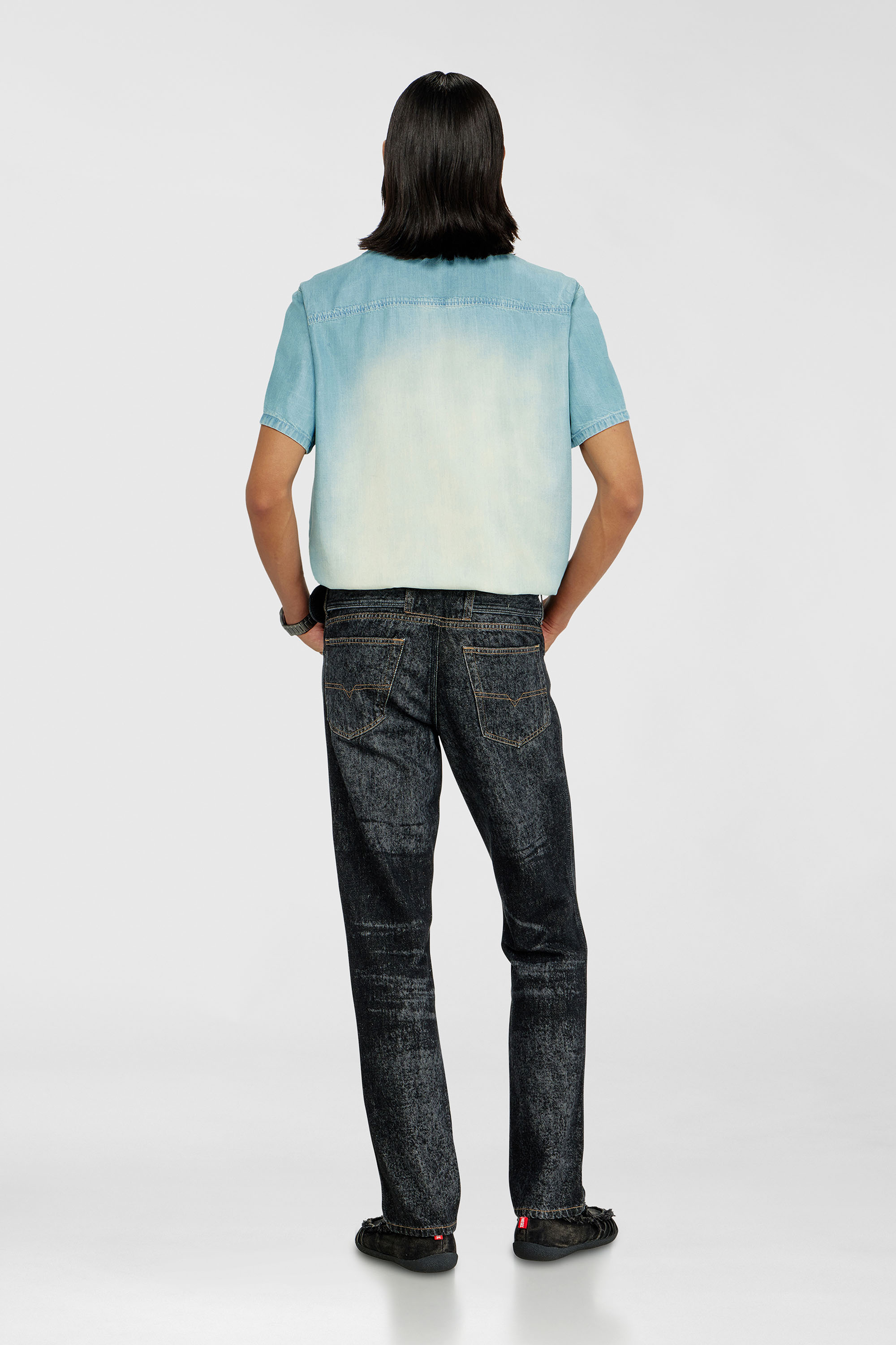 Diesel - Herren Slim Jeans D-Villus 09Q24, Schwarz/Dunkelgrau - 3
