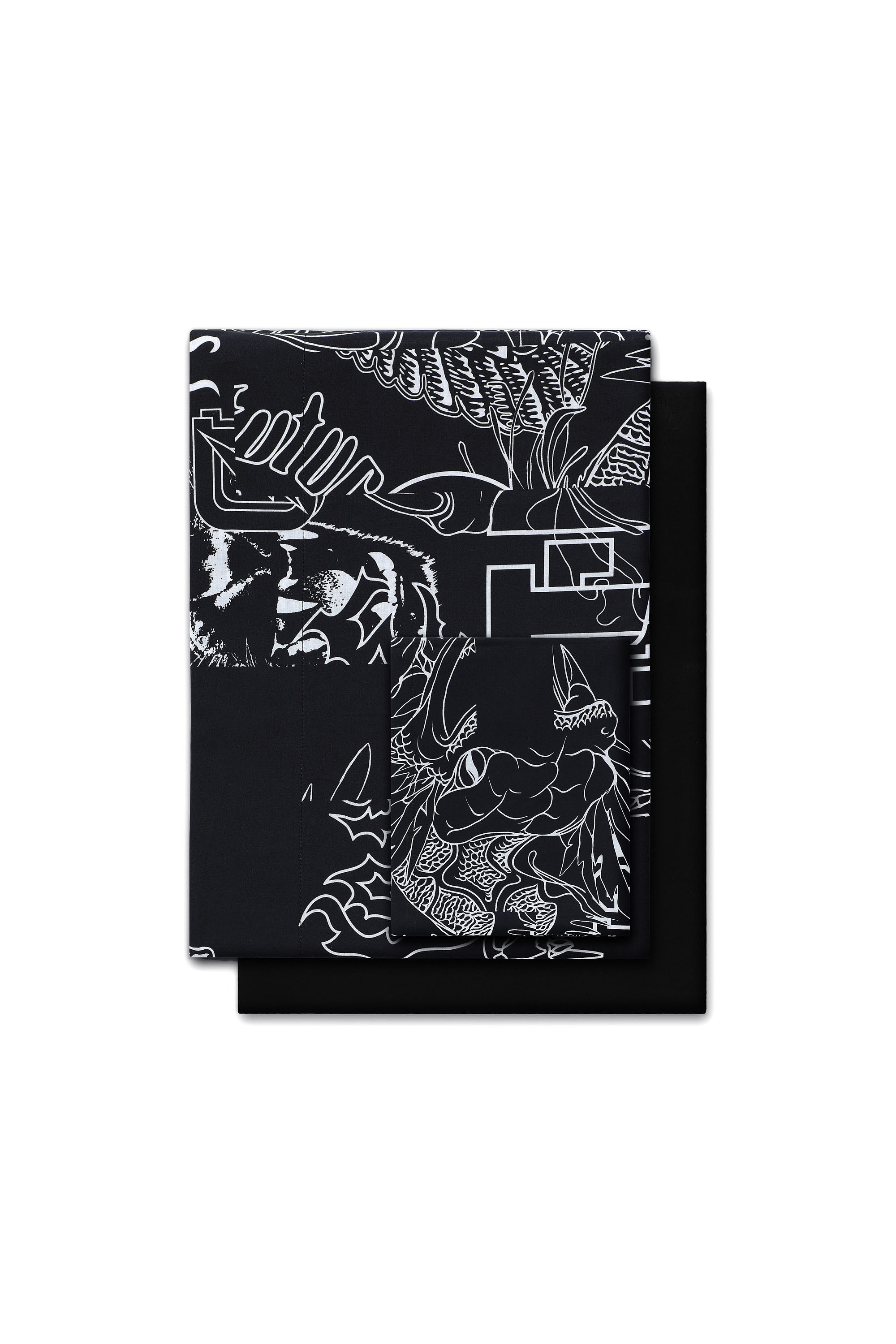 Diesel - 2004026 CLET COLLEGE    250X290 PR002, Parure de lit double COLLEGE Mixte in Noir - 1