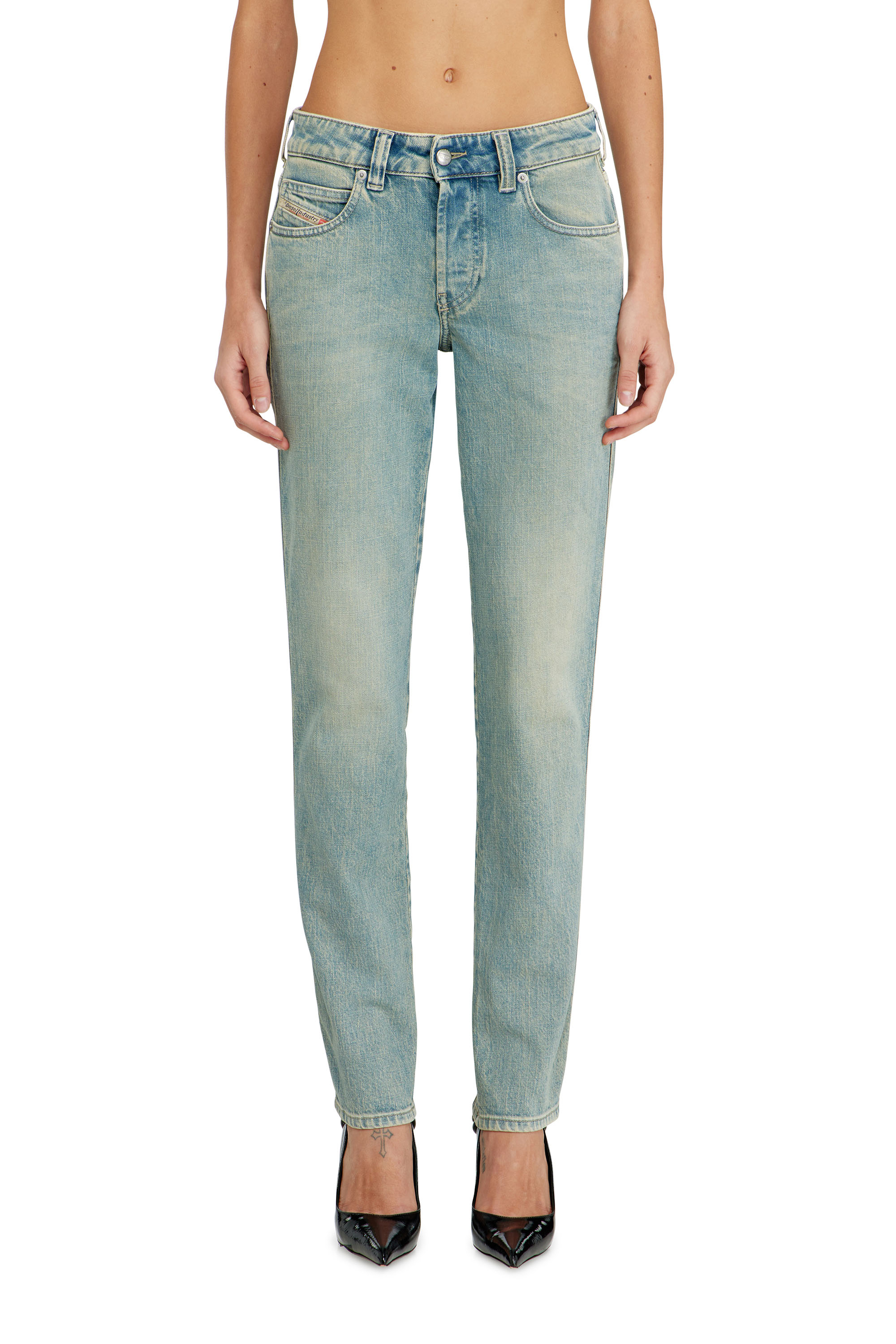 Diesel - Slim Jeans 1992 D-Jiann 09N33 Femme, Bleu moyen - Image 1