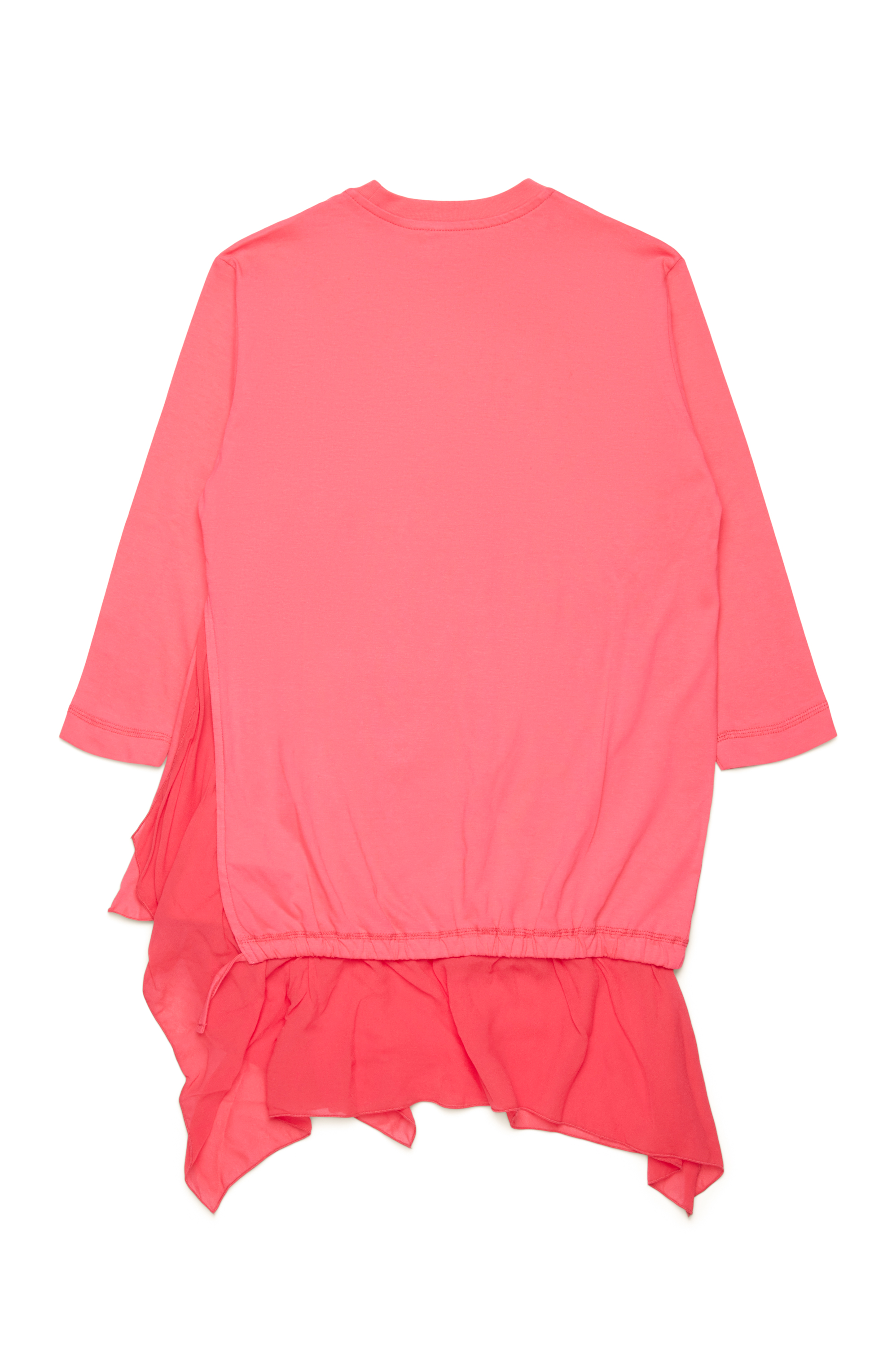 Diesel - DROLLETTE ML, Woman T-shirt dress with floaty hem in Pink - Image 2