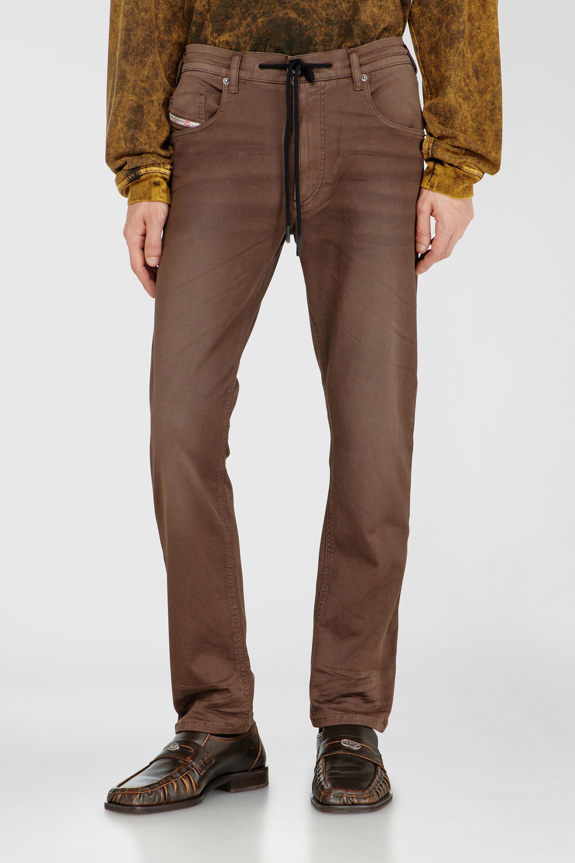 Diesel - Herren Regular 2032 D-Krooley Joggjeans&reg; 0670M, Braun - 1