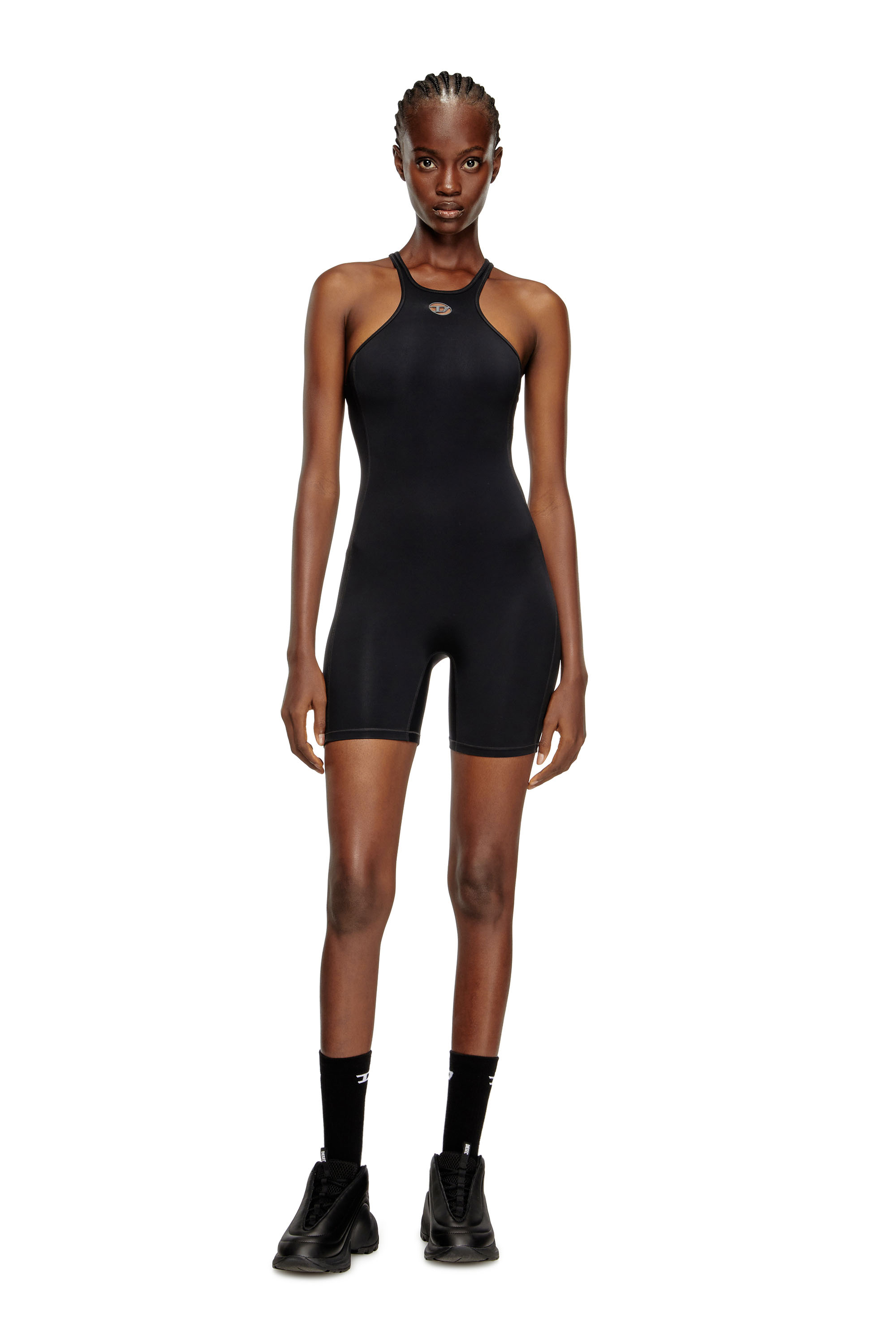 Diesel - NYDIA-UTLT, Combinaison dos nageur Femme in Noir - 2