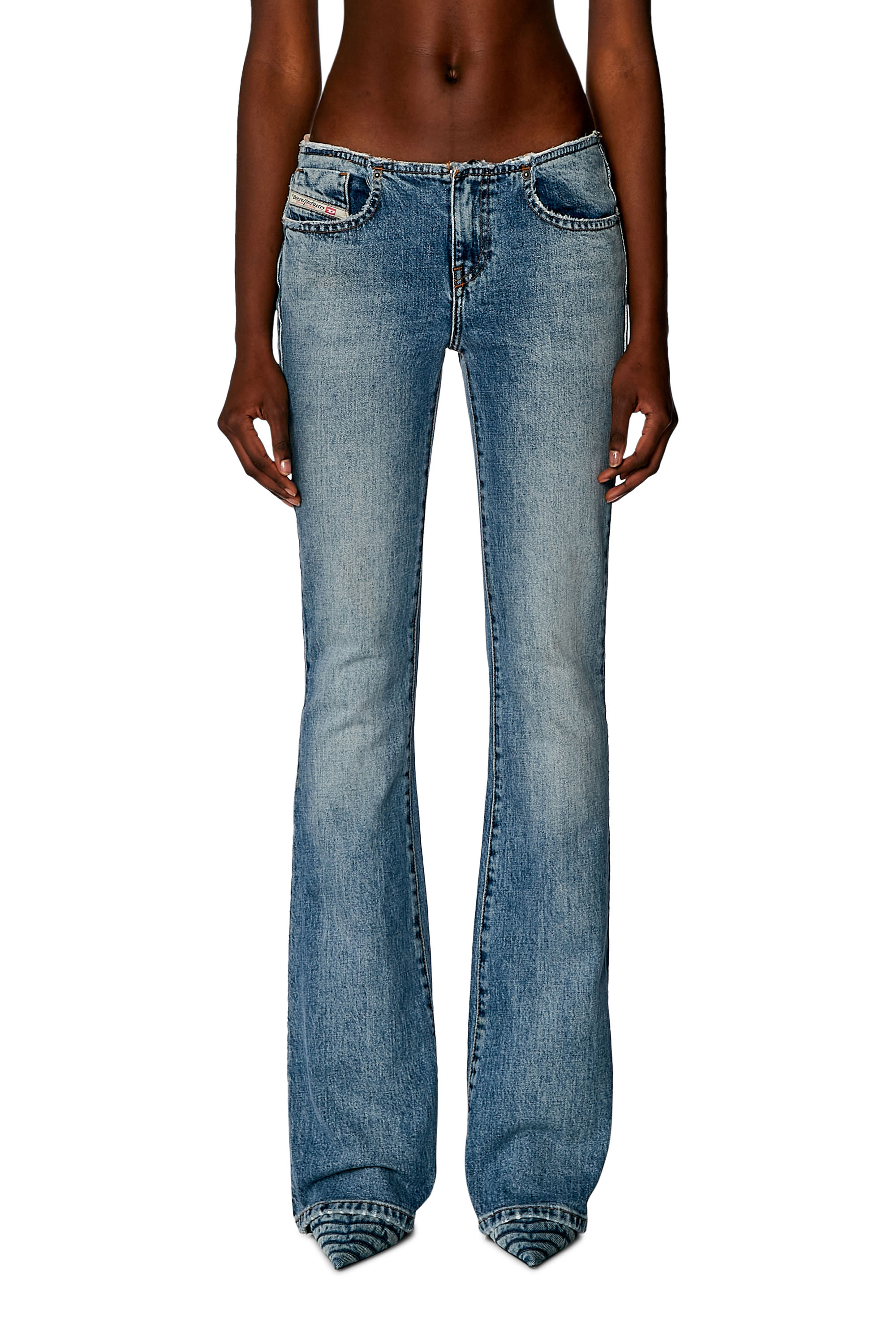 Diesel - Bootcut and Flare Jeans 1969 D-Ebbey 0DQAD, Blu Chiaro - Image 2