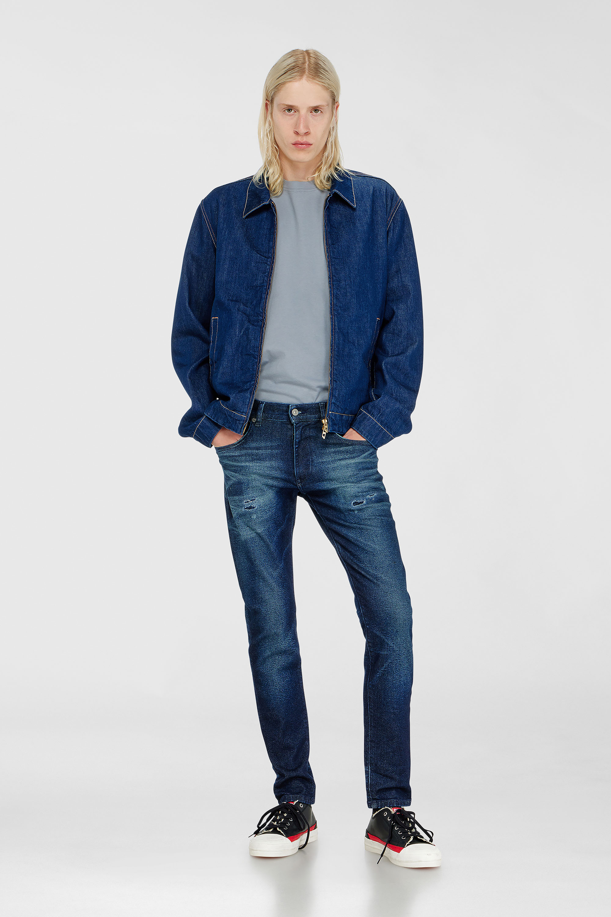 Diesel - Herren Slim Jeans 2019 D-Strukt 0KBBU, Dunkelblau - 2